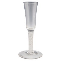 Cotton Twist Ratafia Glass c1760