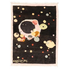 Cotton Vintage Turkish Kandisky Rug