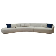 'Cottonflower' Modular Sofa in Torri Lana Quinoa Boucle Fabric