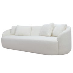 'Cottonflower' Sofa 240 in Torri Lana White Bouclé Fabric