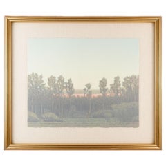 Cottonwoods at Sundown by Russell Chatham, 1995