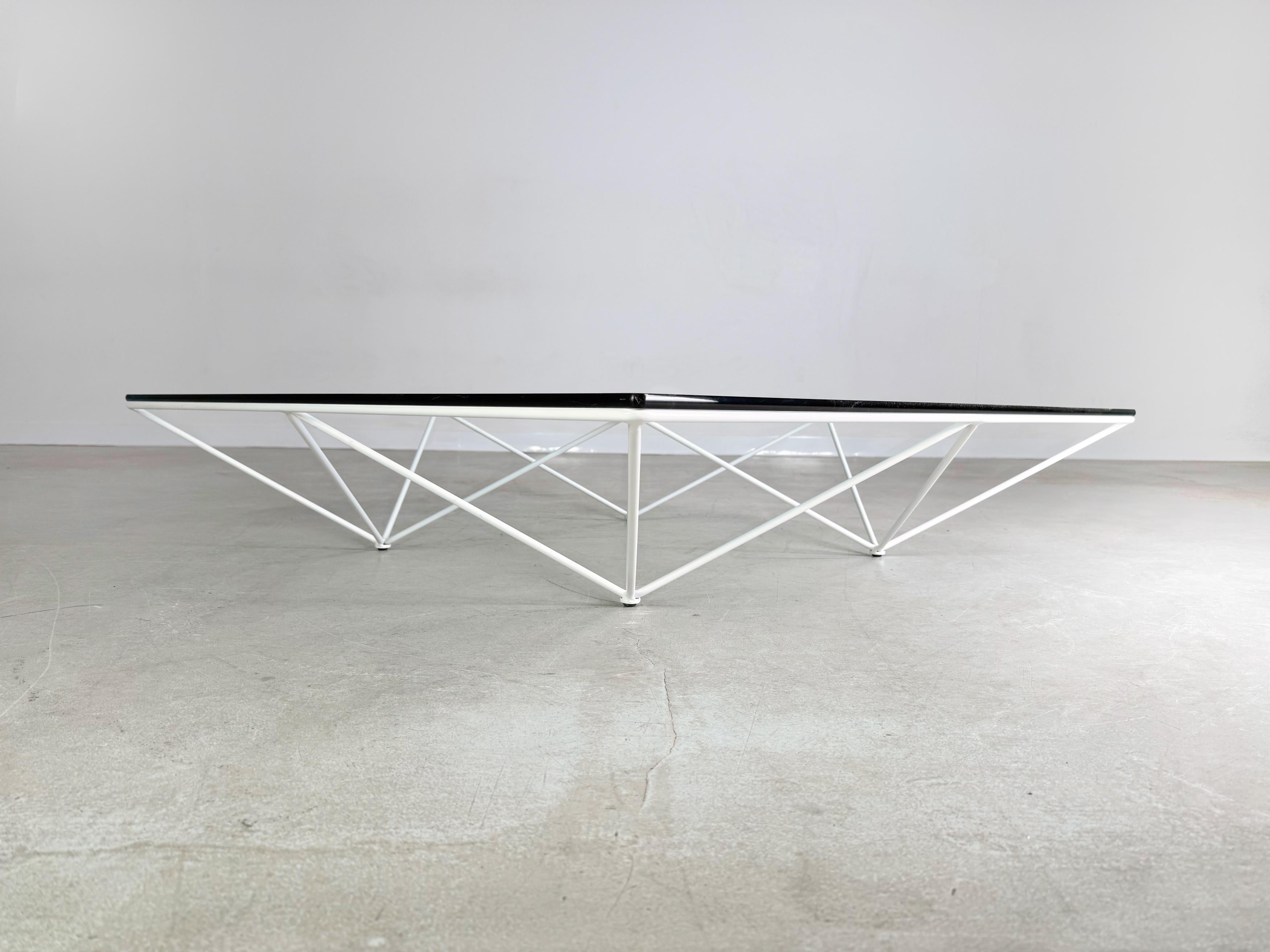 Verre Couchtisch B&B Italia Paolo Piva Glas Design Klassiker 1980 en vente