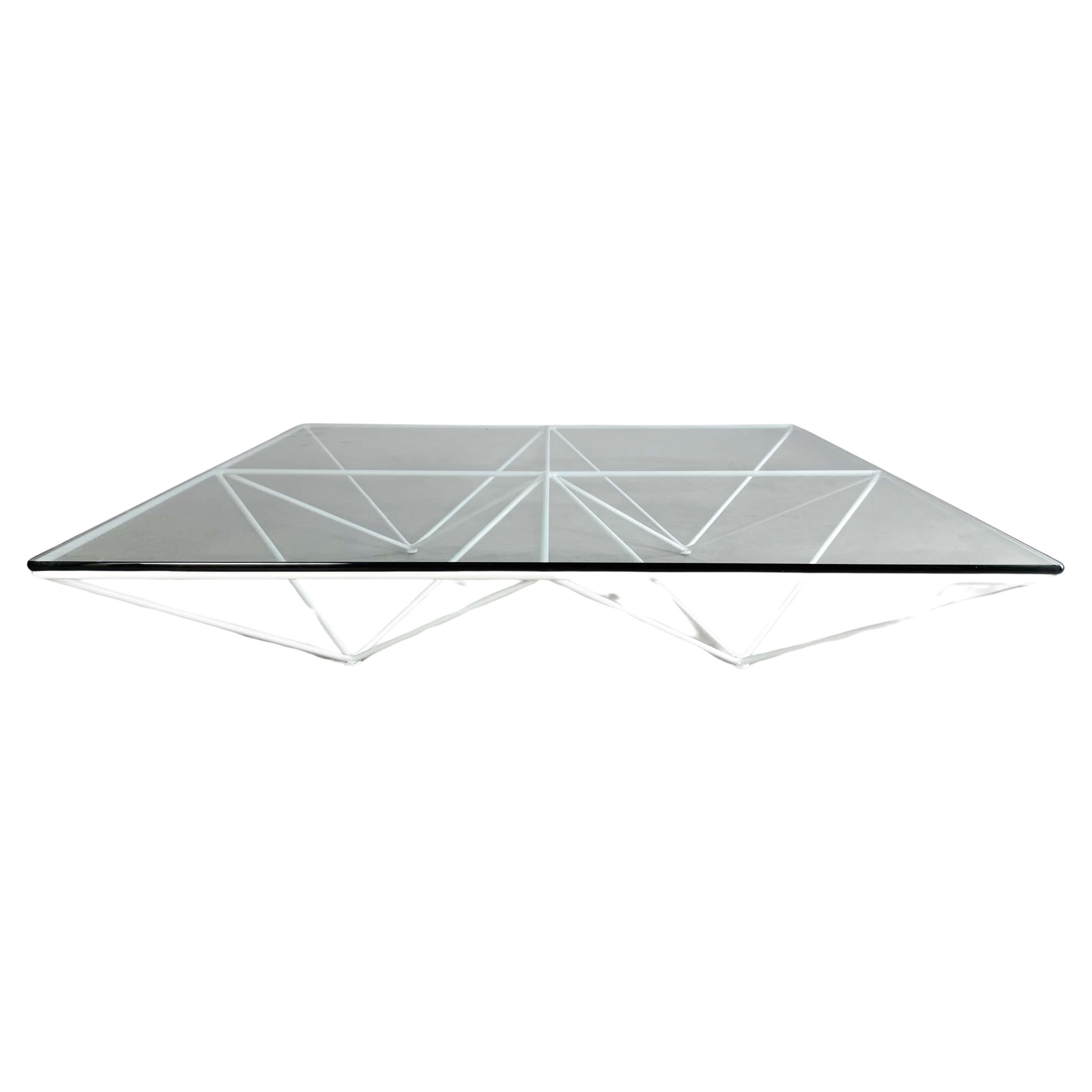 Couchtisch B&B Italia Paolo Piva Glas Design Klassiker 1980 en vente