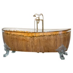 Coulée Bois Déchiré Sculptural Bathtub by Meubles Thouret