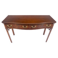 Council Flame Mahogany Two Drawers Console Table Server MINT