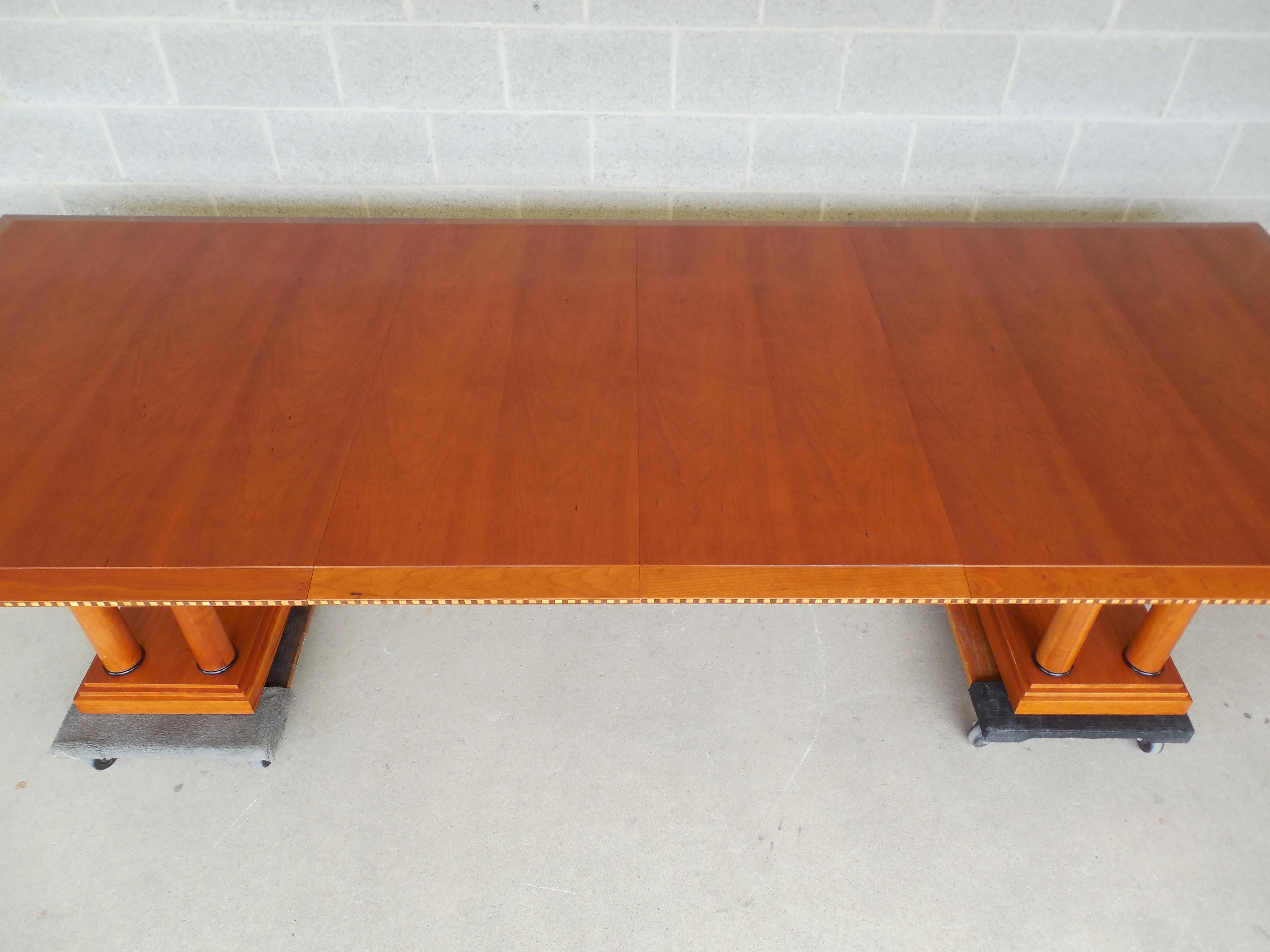 Councill Craftsmen Biedermeier Style Dining Extension Table 15