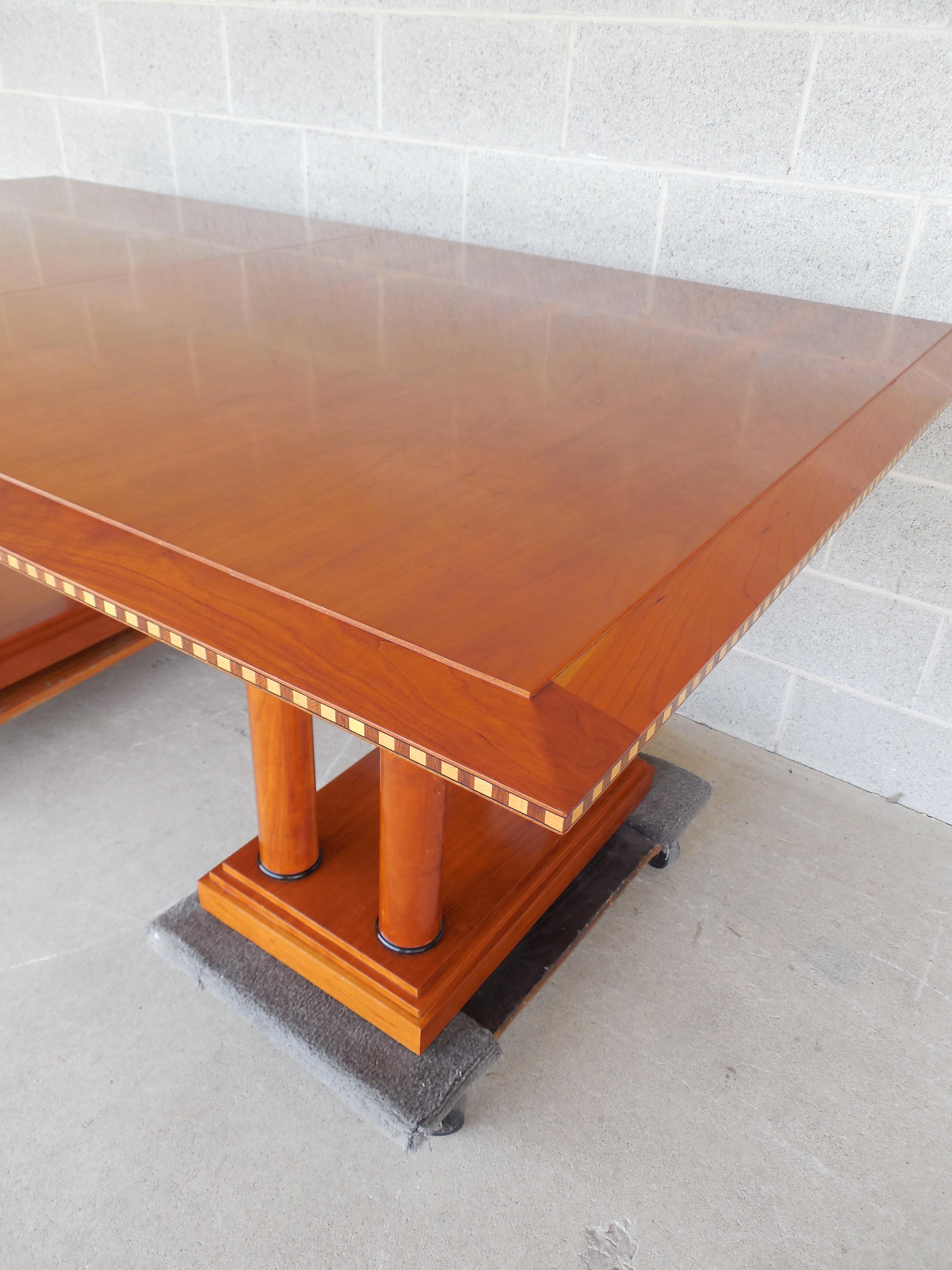 Councill Craftsmen Biedermeier Style Dining Extension Table In Good Condition In Parkesburg, PA
