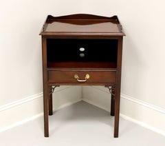 COUNCILL CRAFTSMEN Mahogany Chippendale Style Nightstand - A