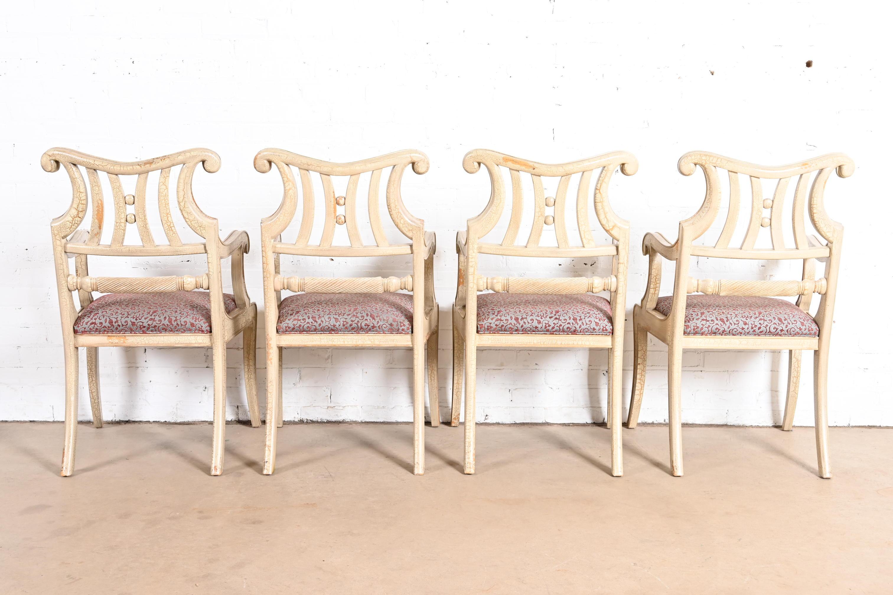 Fauteuils de salle à manger Régence française Councill Furniture, ensemble de quatre en vente 4