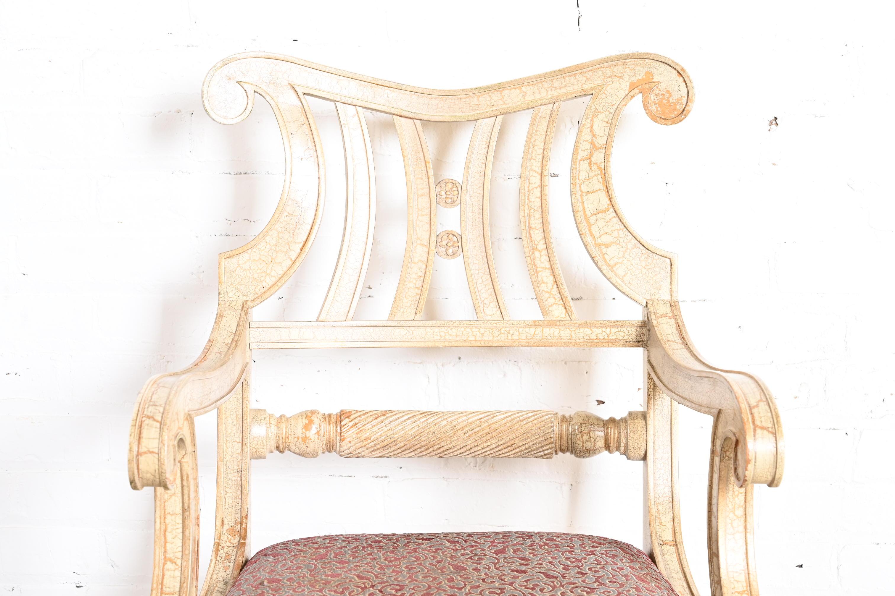 Fin du 20e siècle Fauteuils de salle à manger Régence française Councill Furniture, ensemble de quatre en vente