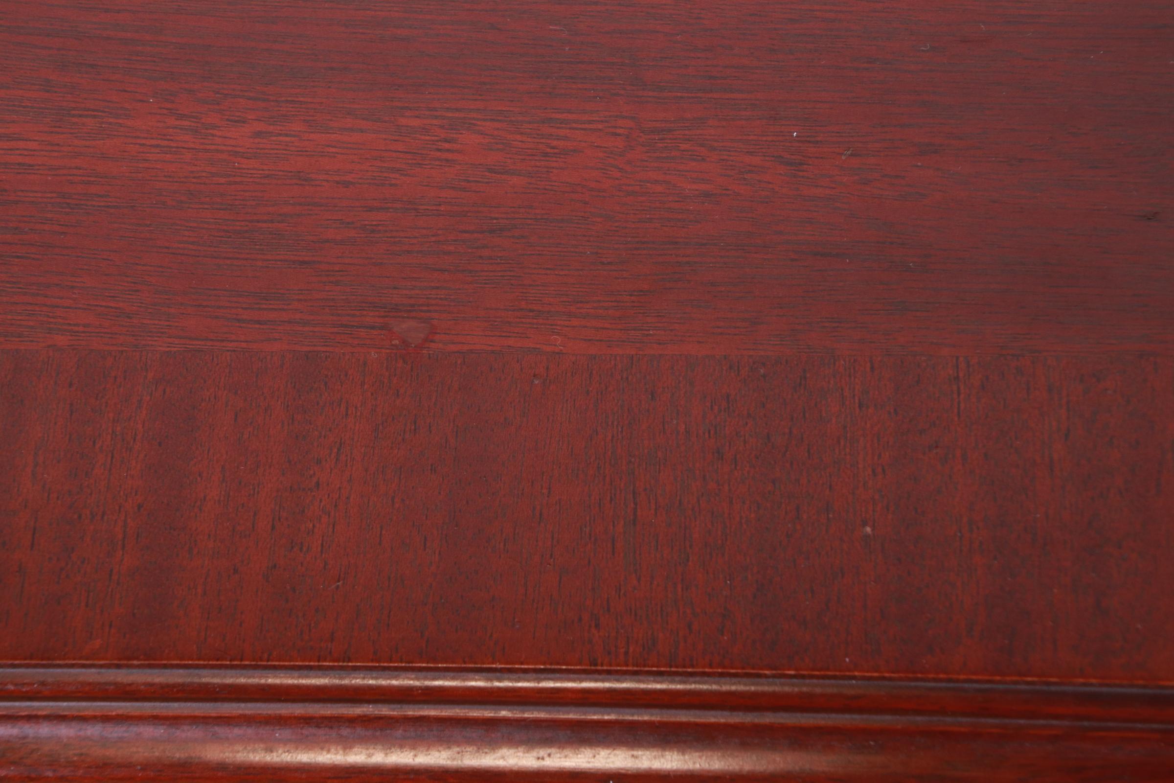 Councill Furniture Georgian Banded Mahogany Ten-Drawer Dresser 6