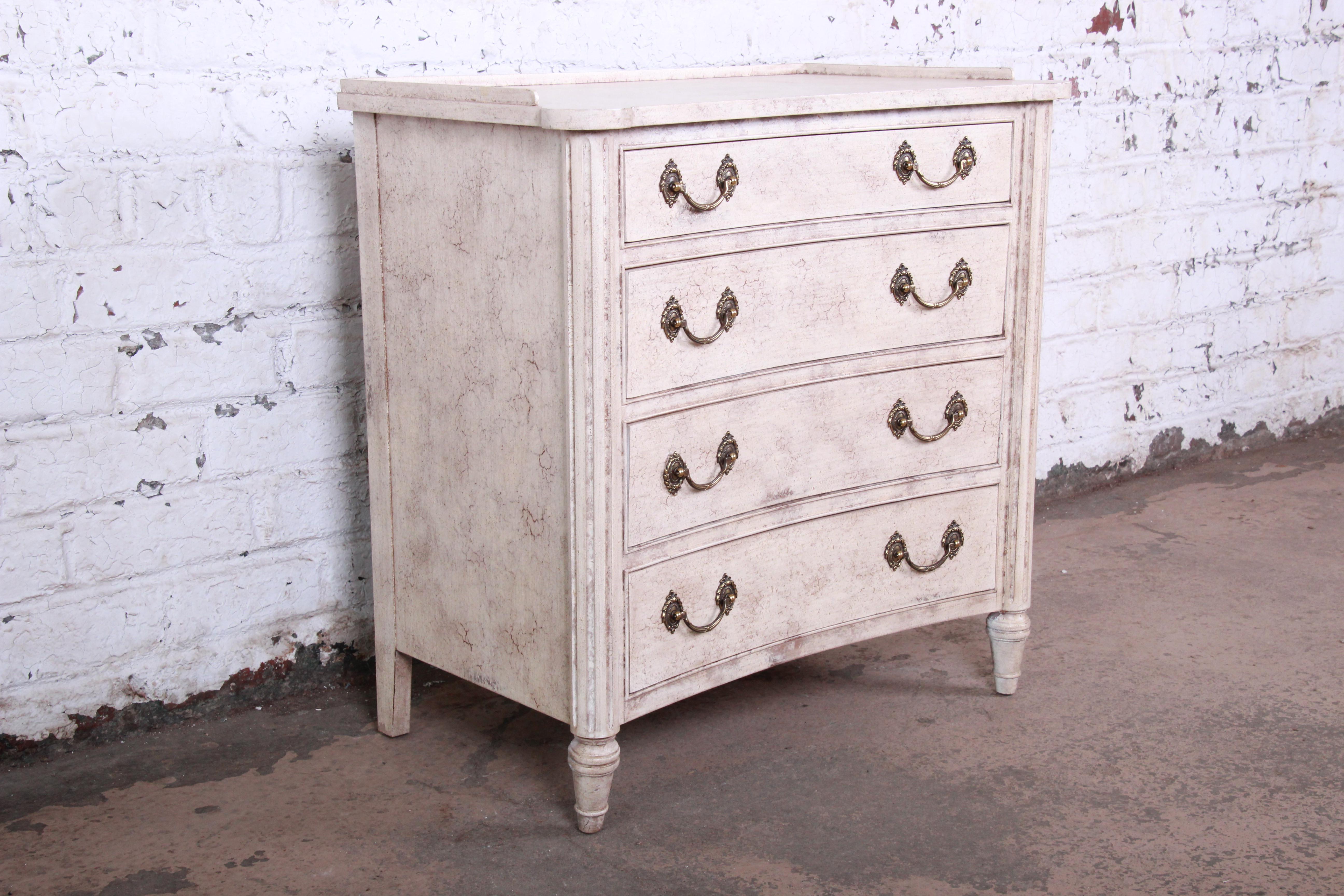 American Councill Furniture Neoclassical Four-Drawer Bachelor Chest
