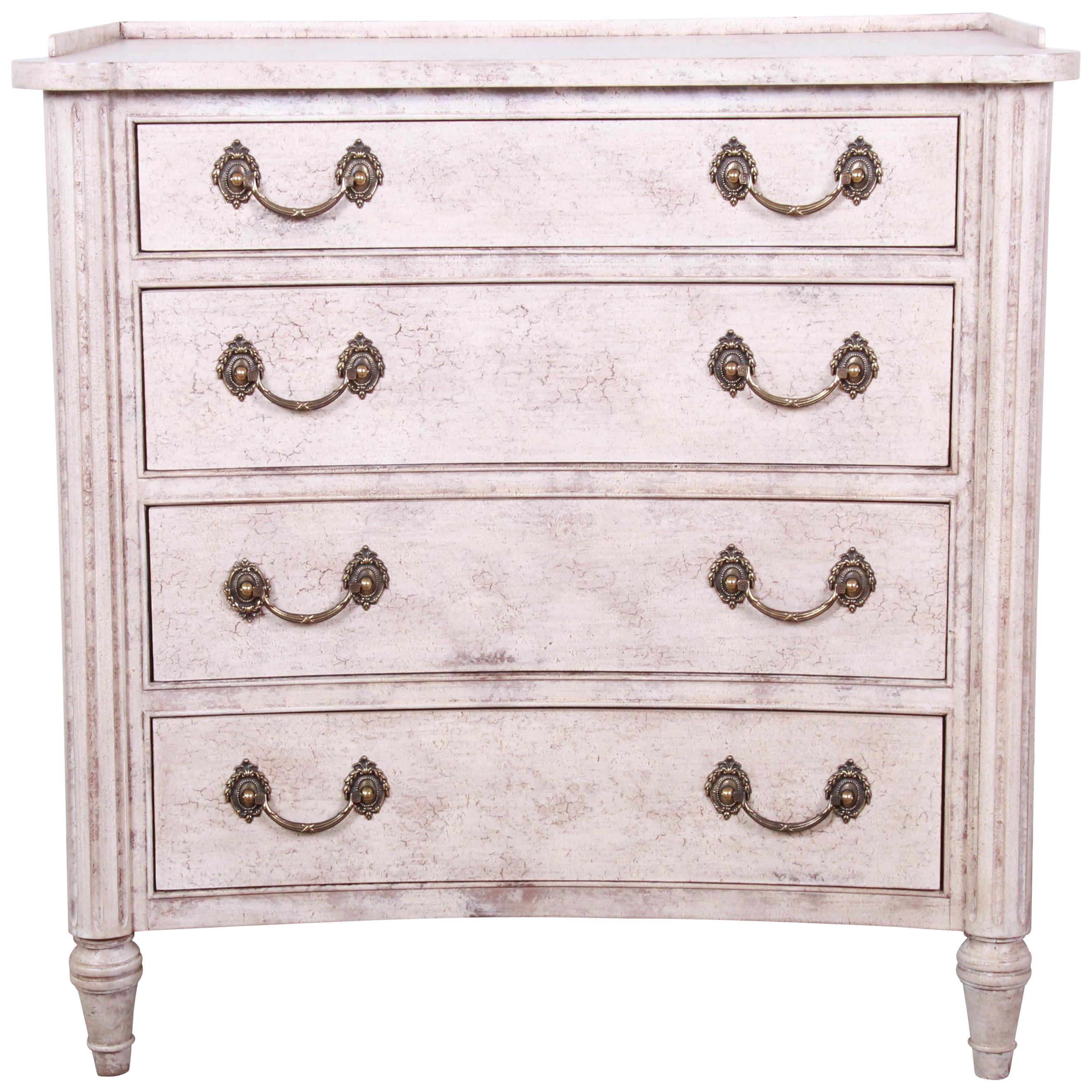 Councill Furniture Neoclassical Four-Drawer Bachelor Chest