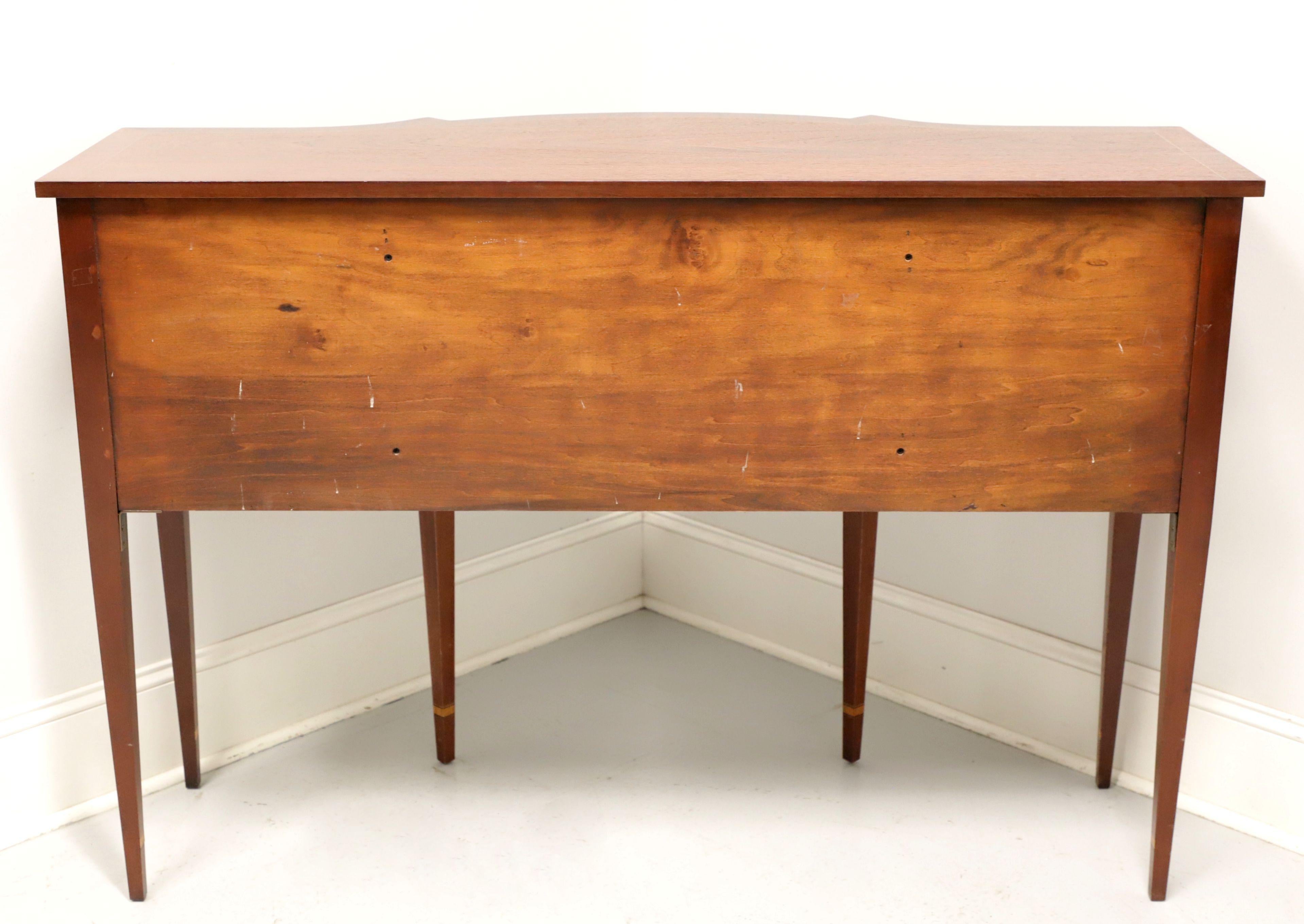 20th Century COUNCILL Inlaid Flame Mahogany Hepplewhite Sideboard