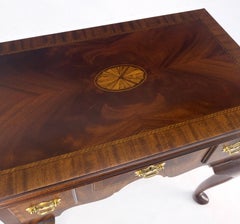 Councill Mahogany Banded & Inlaid Top Three Drawer Low Boy Dresser Chest MINT!