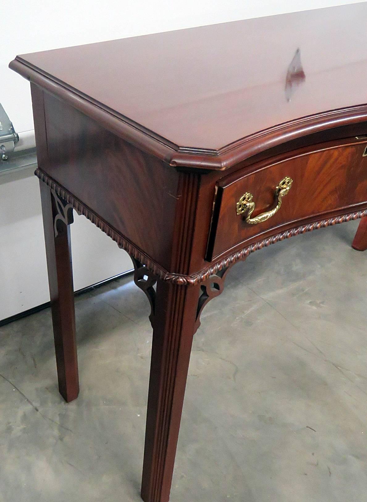 Councill Mahogany Chippendale Style Server 1