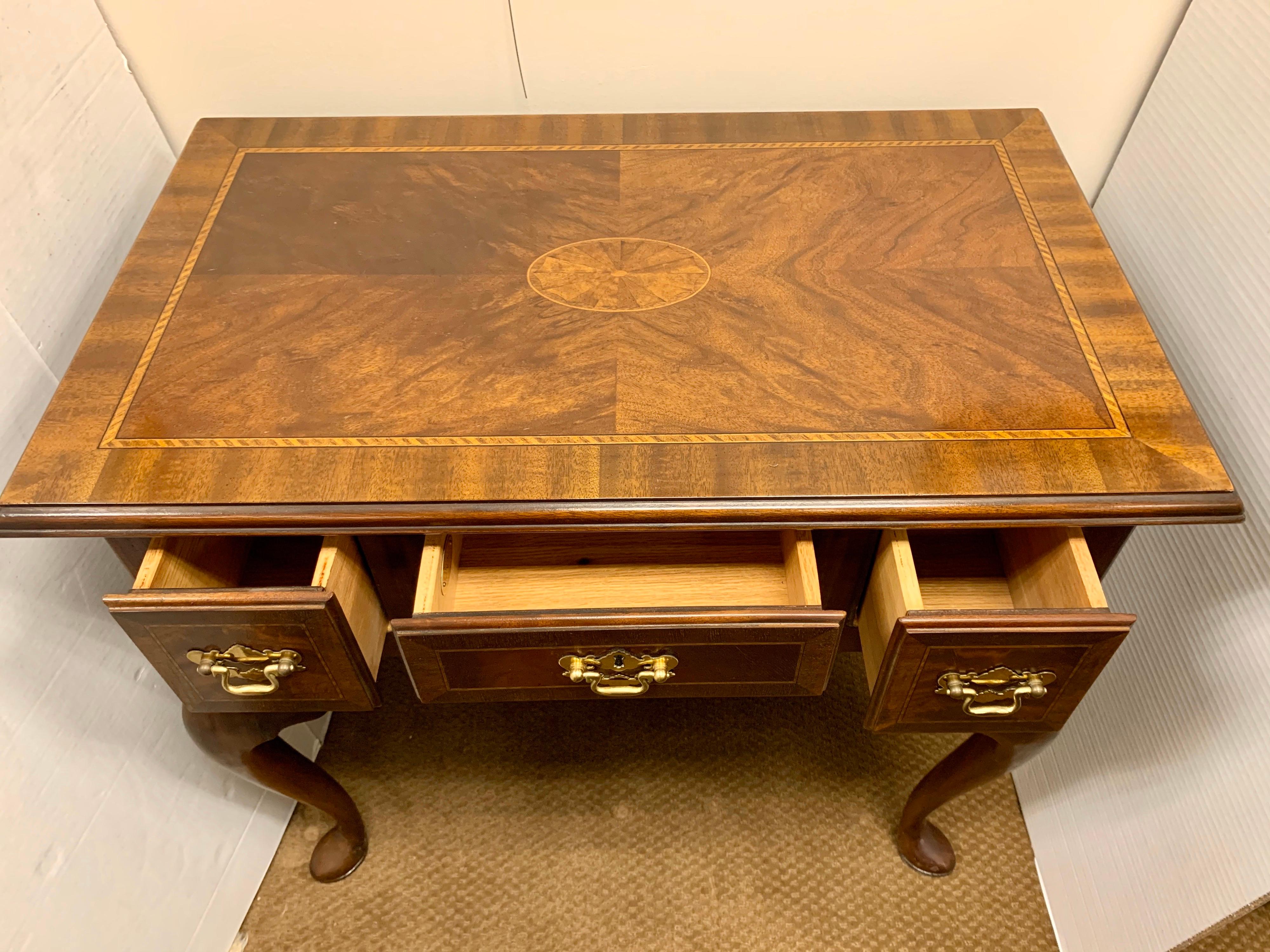 Councill Mahogany Inlay Lowboy Server Table In Good Condition In West Hartford, CT