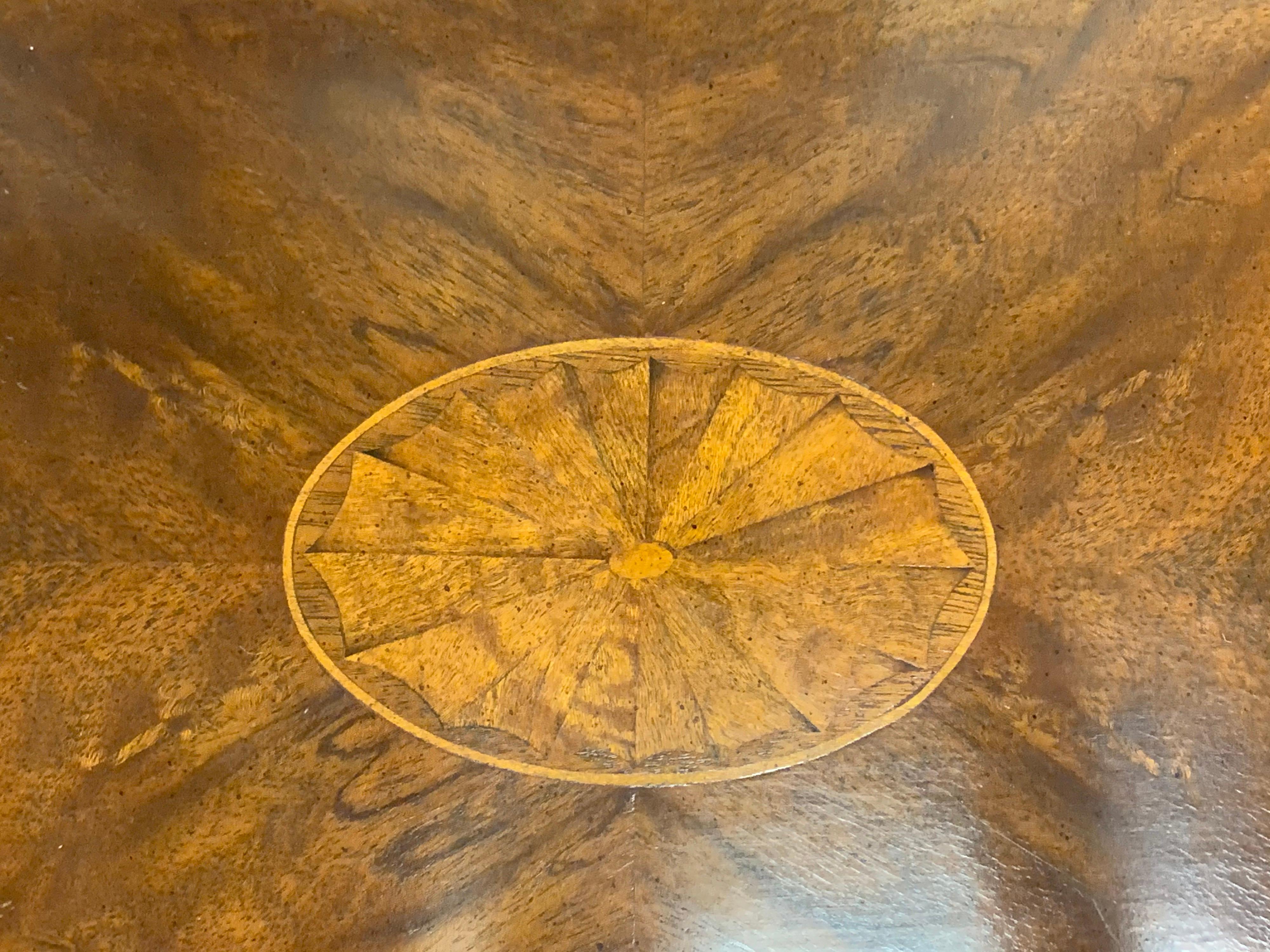 Councill Mahogany Inlay Lowboy Server Table 1