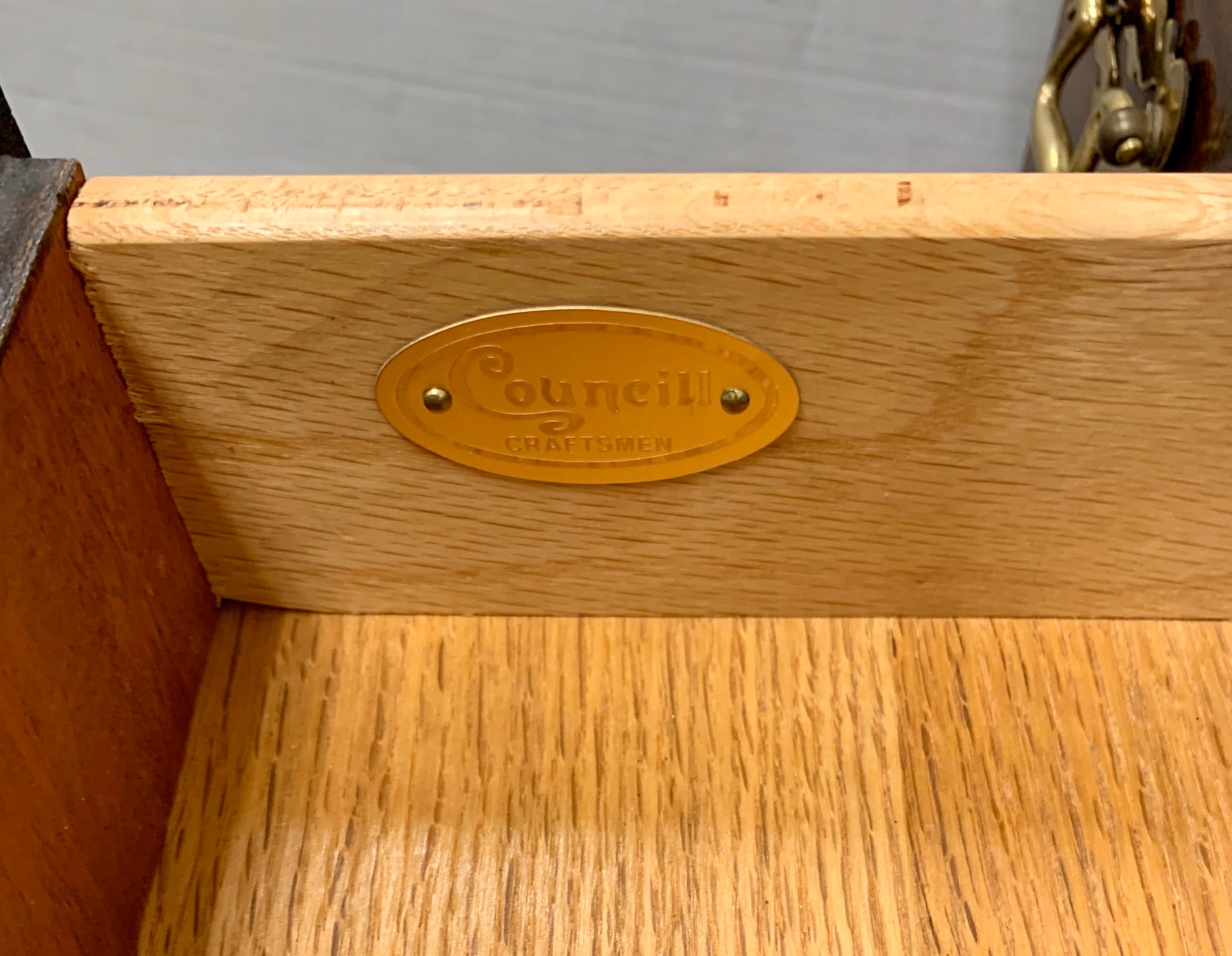 Councill Mahogany Inlay Lowboy Server Table 2