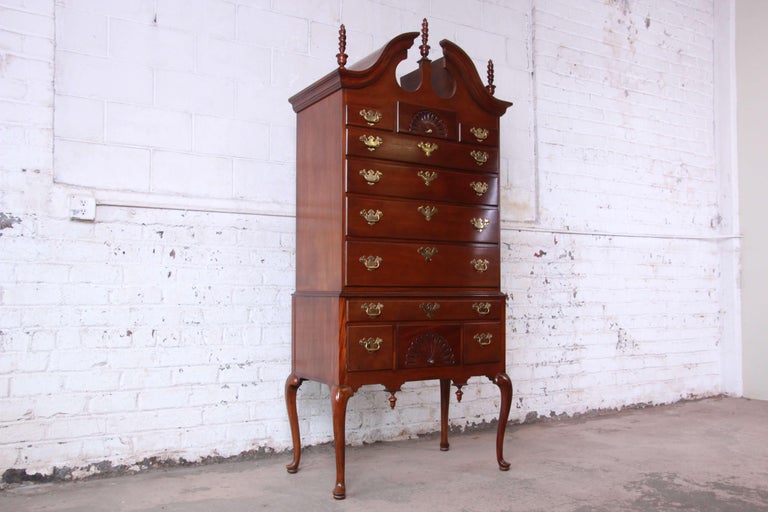 Councill Queen Anne Mahogany Highboy Dresser For Sale At 1stdibs