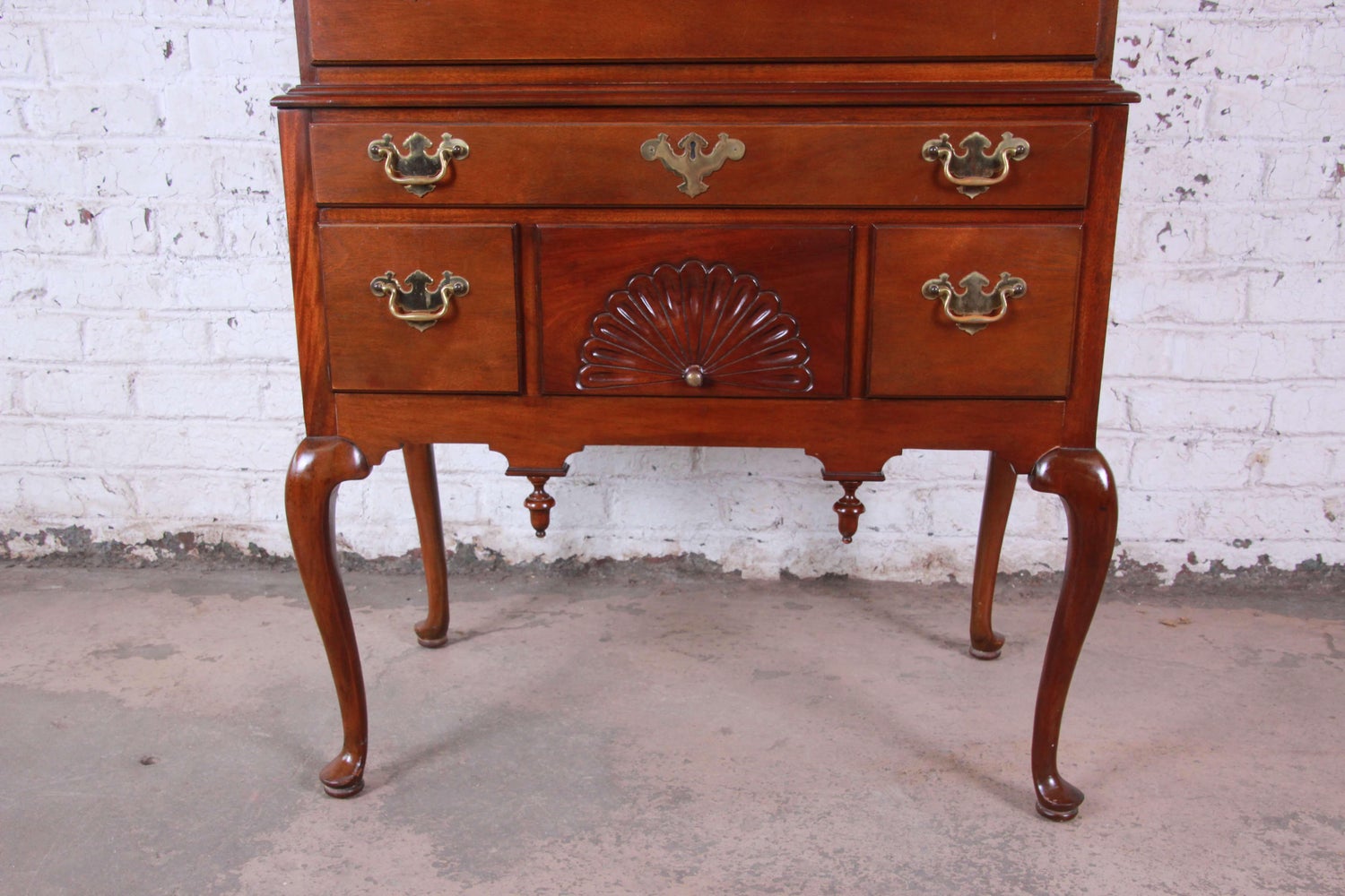 Councill Queen Anne Mahogany Highboy Dresser For Sale At 1stdibs