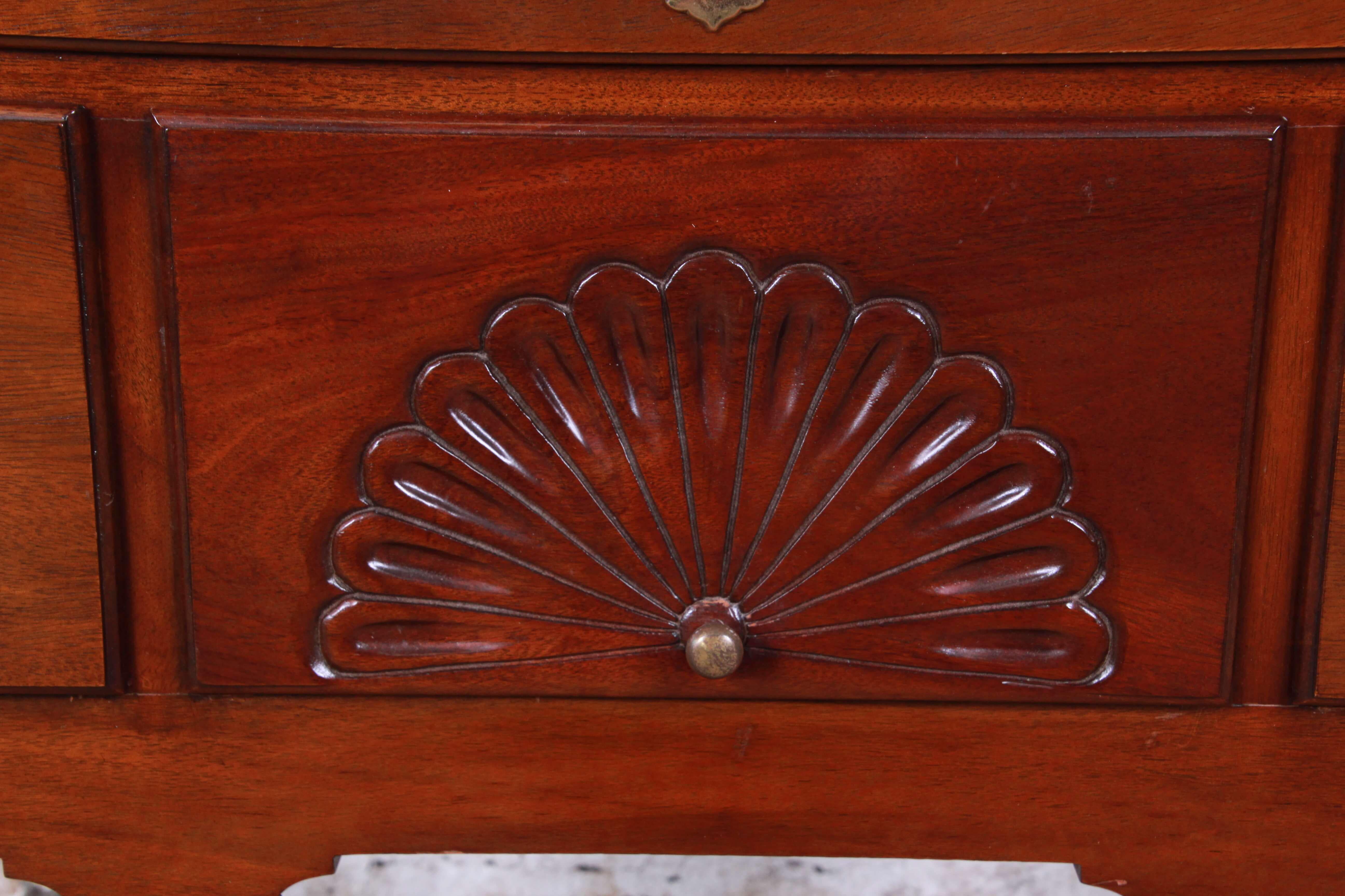 Councill Queen Anne Mahogany Highboy Dresser 1