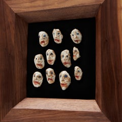 Countenance- oder Cara-Keramikmaske von Tom R Porter