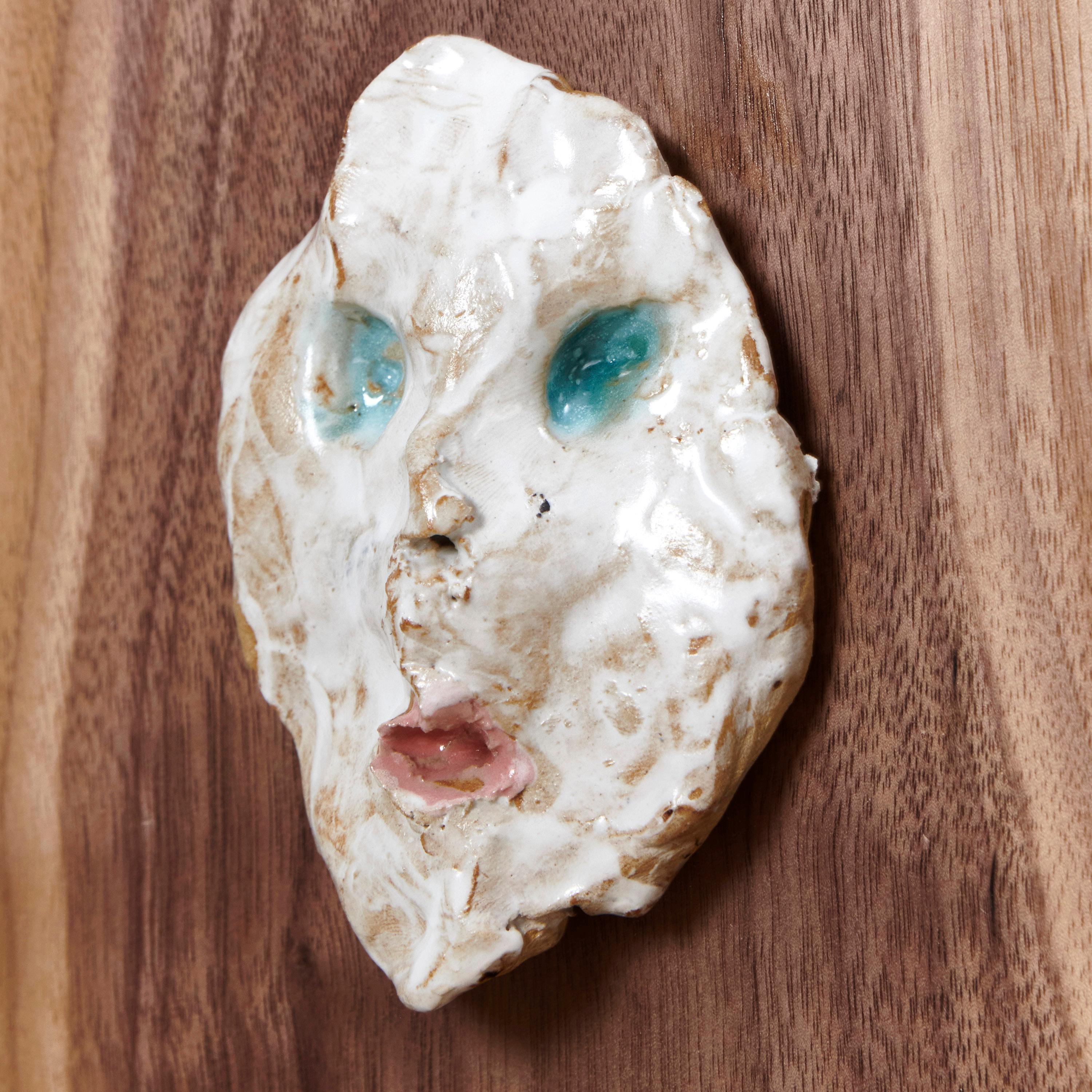 Moderno Maschera Countenance o CARA in ceramica di Tom R Porter in vendita