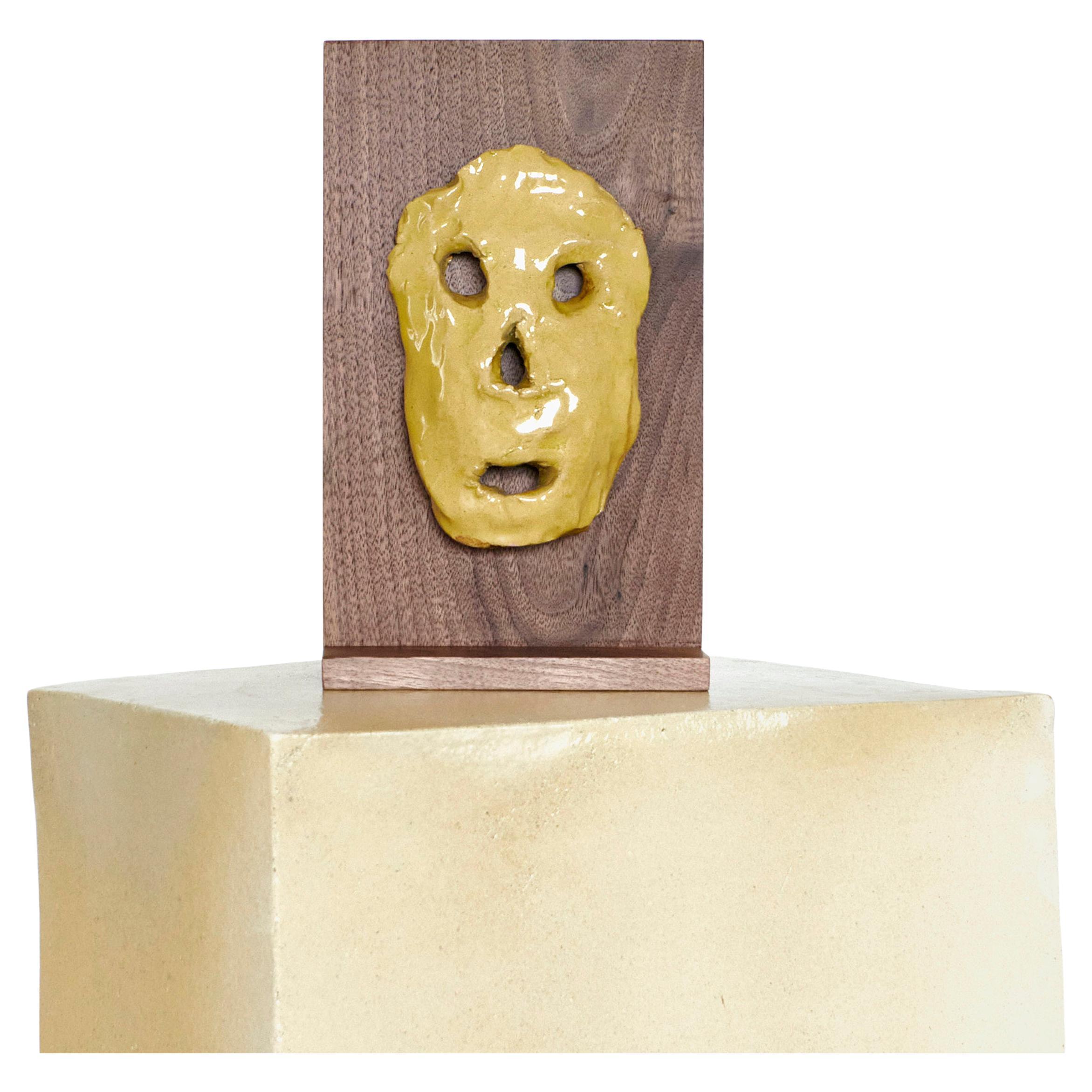 Maschera Countenance o CARA in ceramica di Tom R Porter in vendita