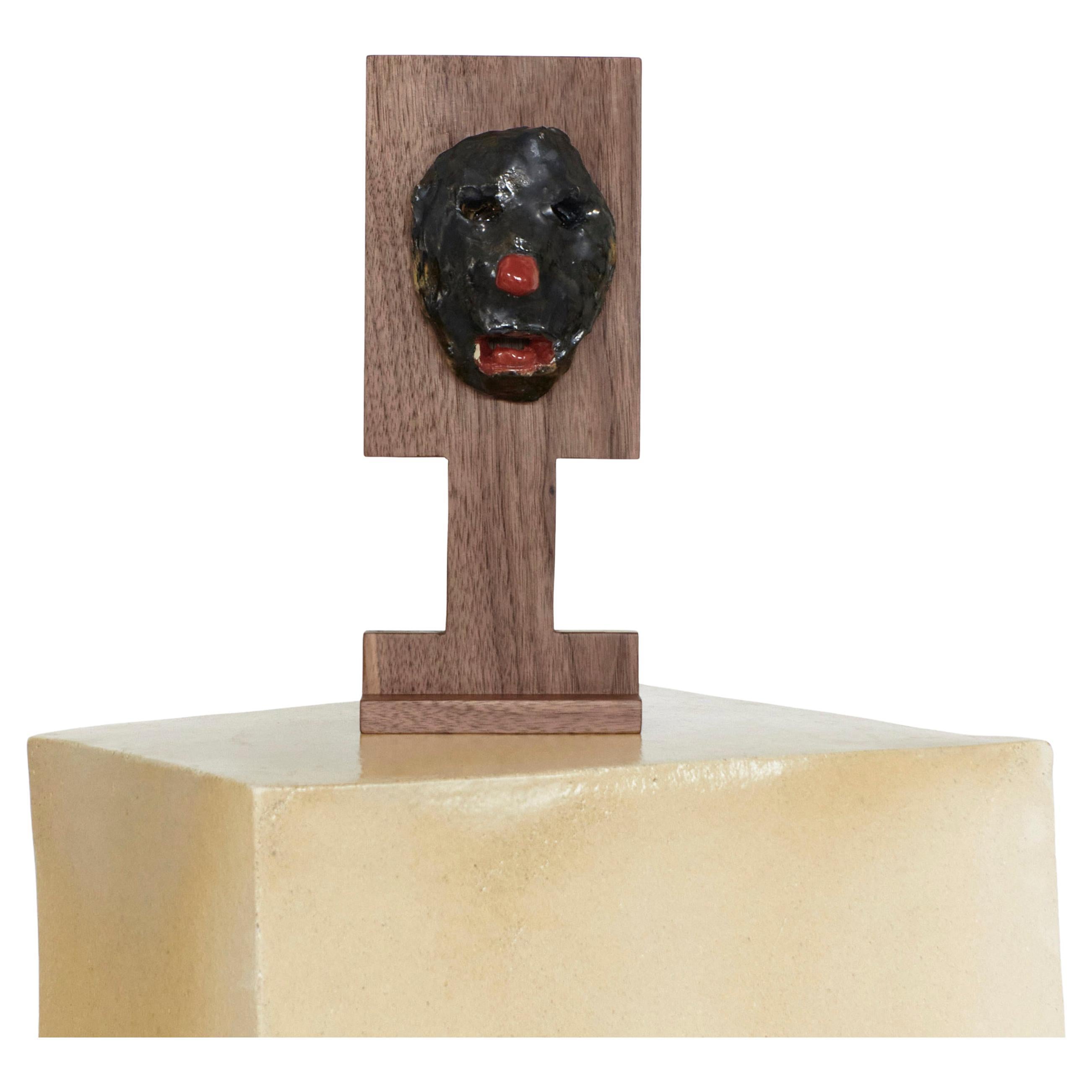 Countenance or Cara Ceramic mask by Tom R Porter