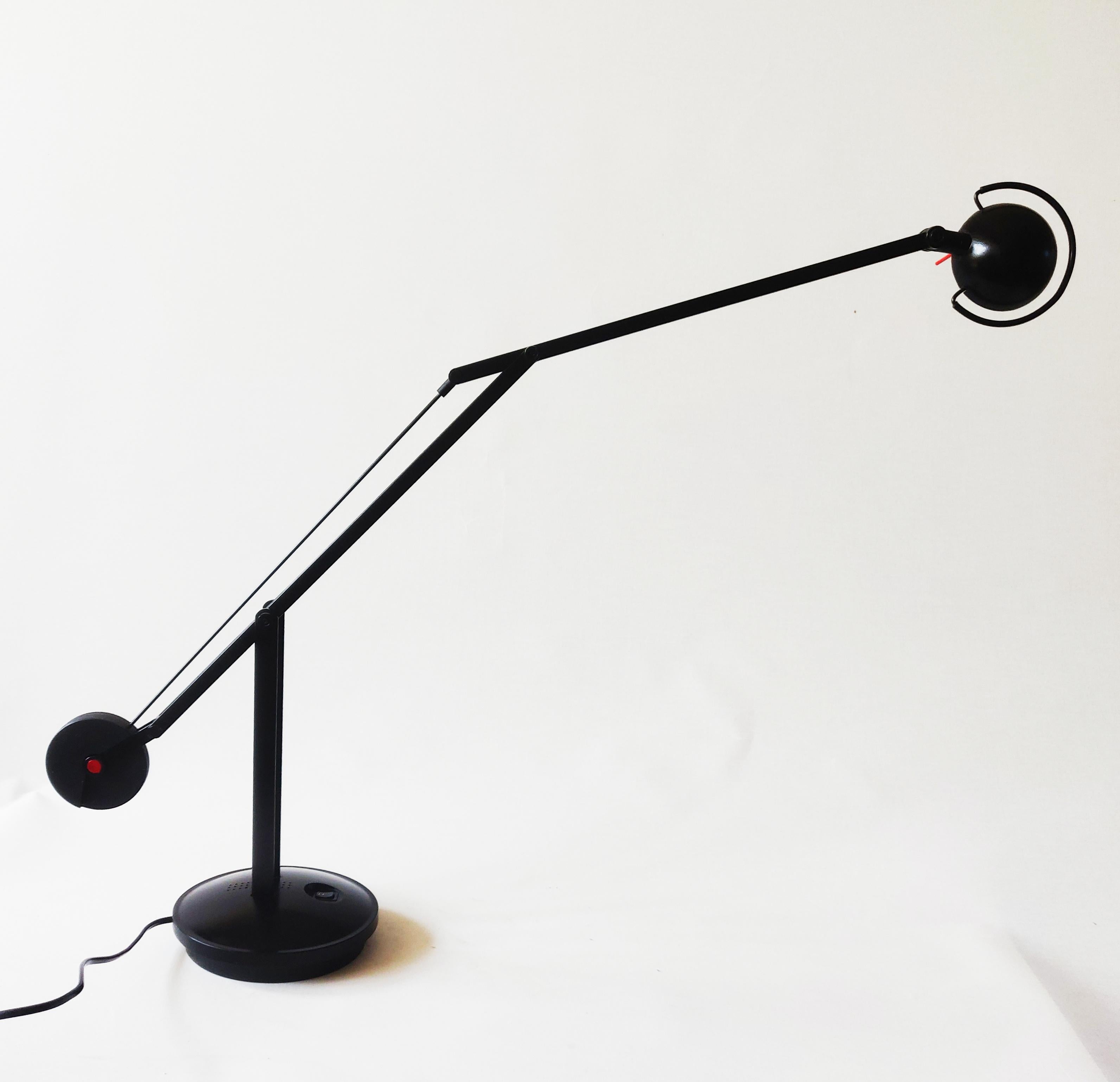 Minimalist Counter Balance Architect Desk Lamp, 1980s For Sale