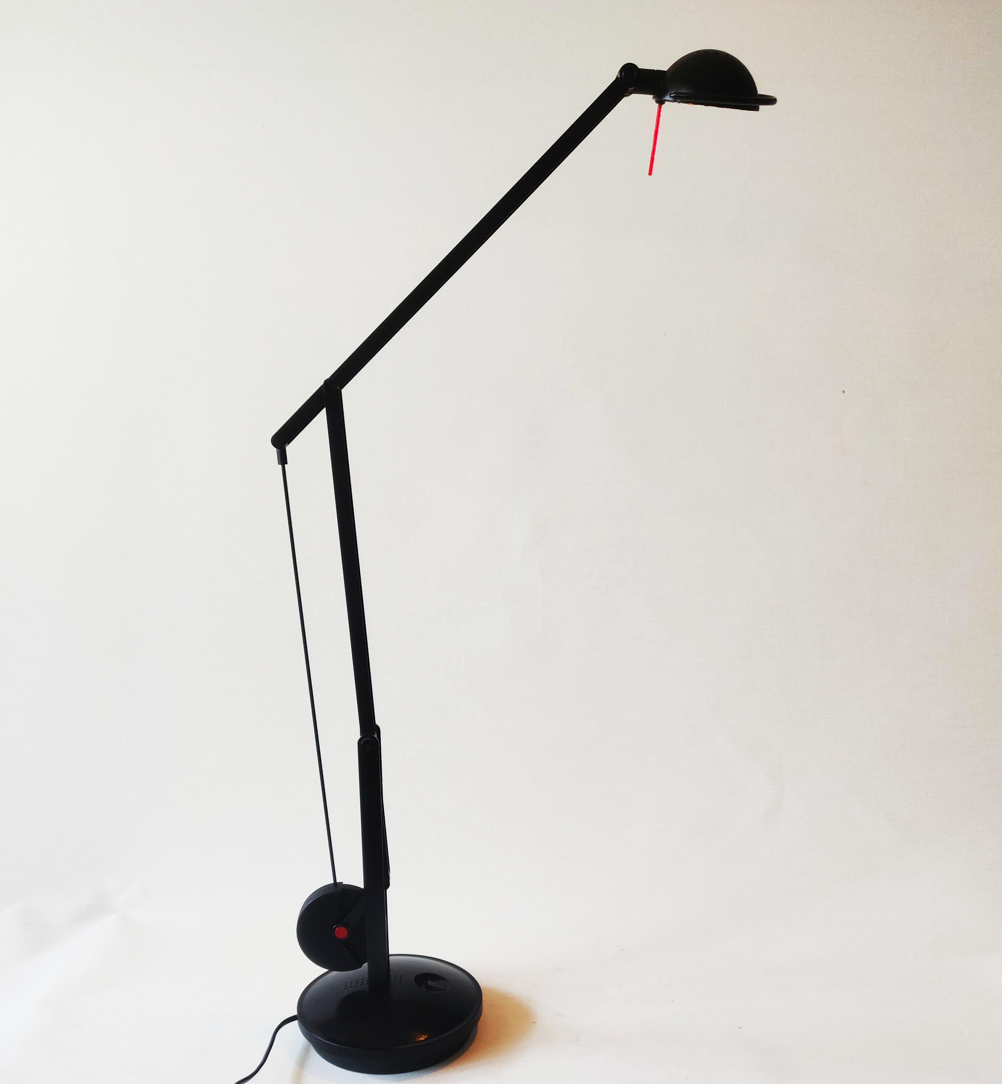 Italian Counter Balance Architect Desk Lamp, 1980s For Sale