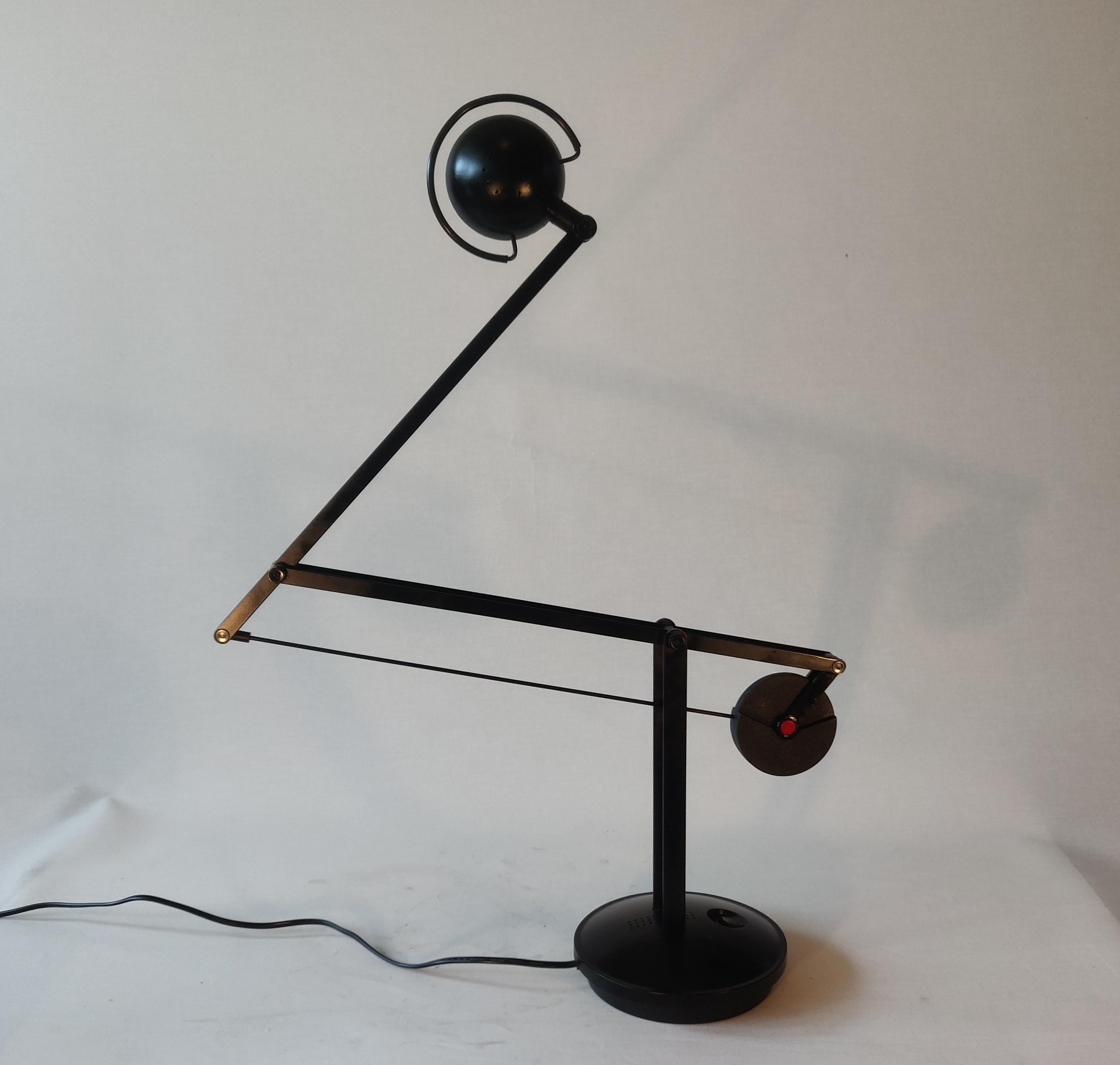 Counter Balance Architect Schreibtischlampe, 1980er Jahre (Metall) im Angebot