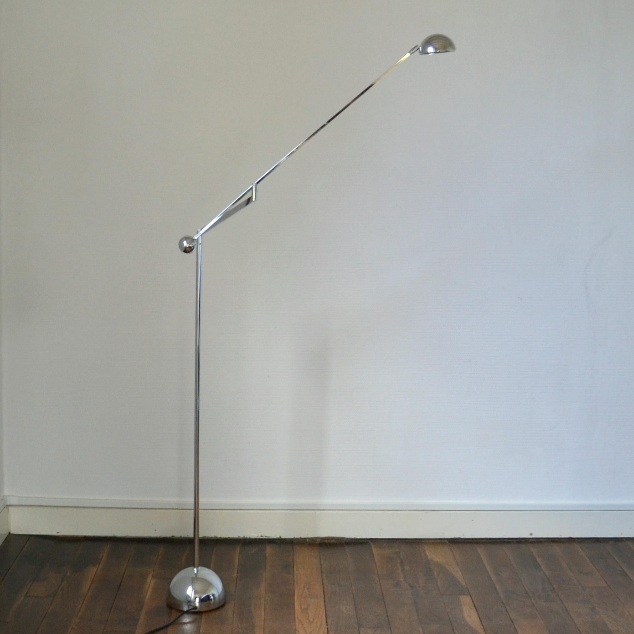 Counter Balance Chrome Floor Lamp 2