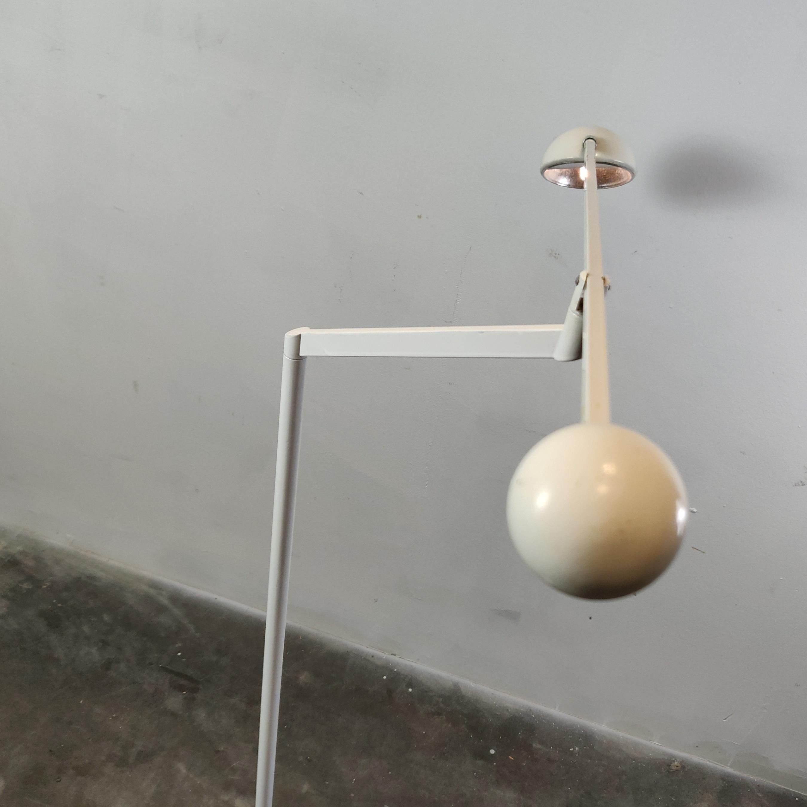 Counter balance floor lamp by Sölken leuchte, 1970s For Sale 1