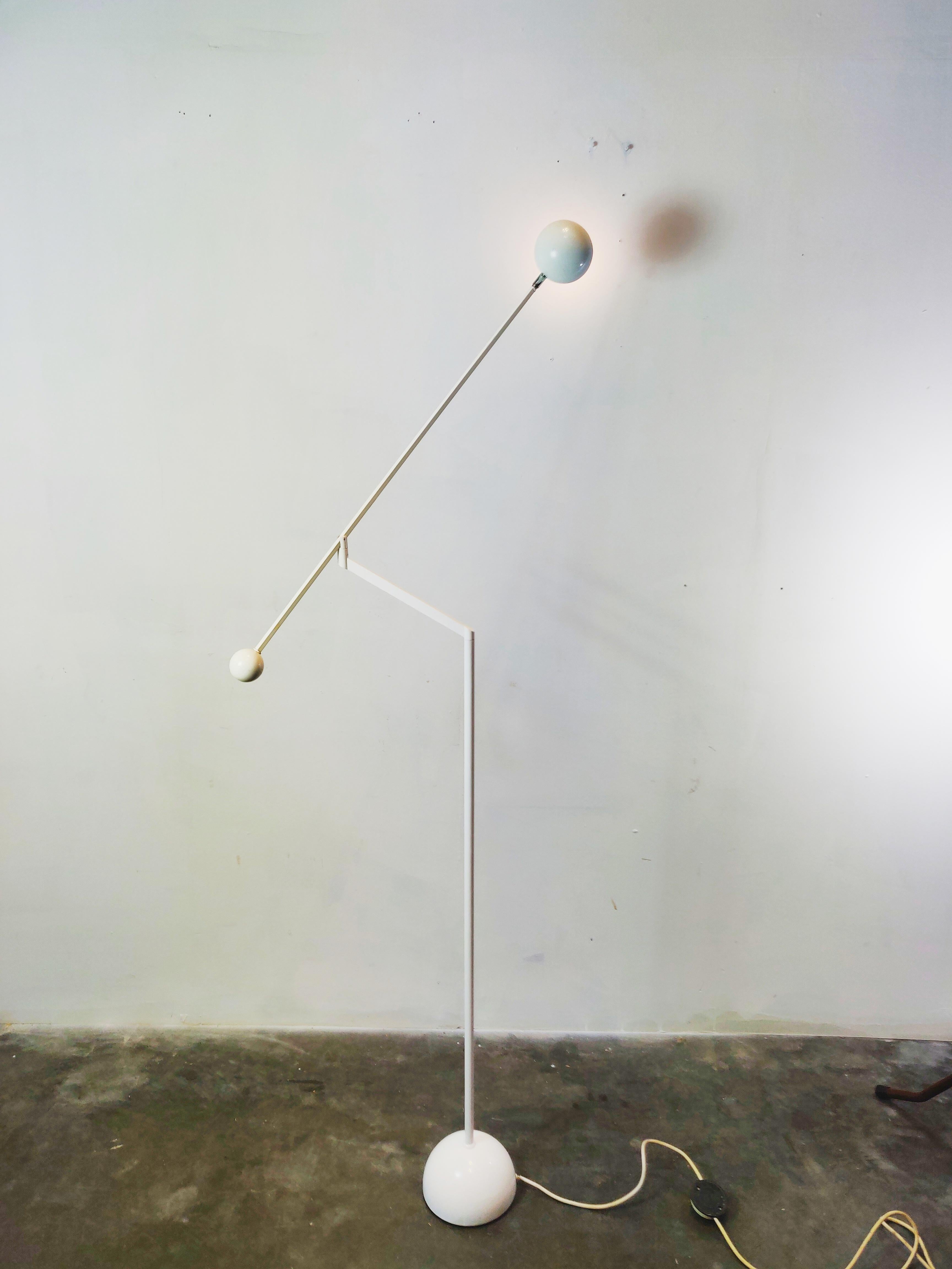 balance arm floor lamp