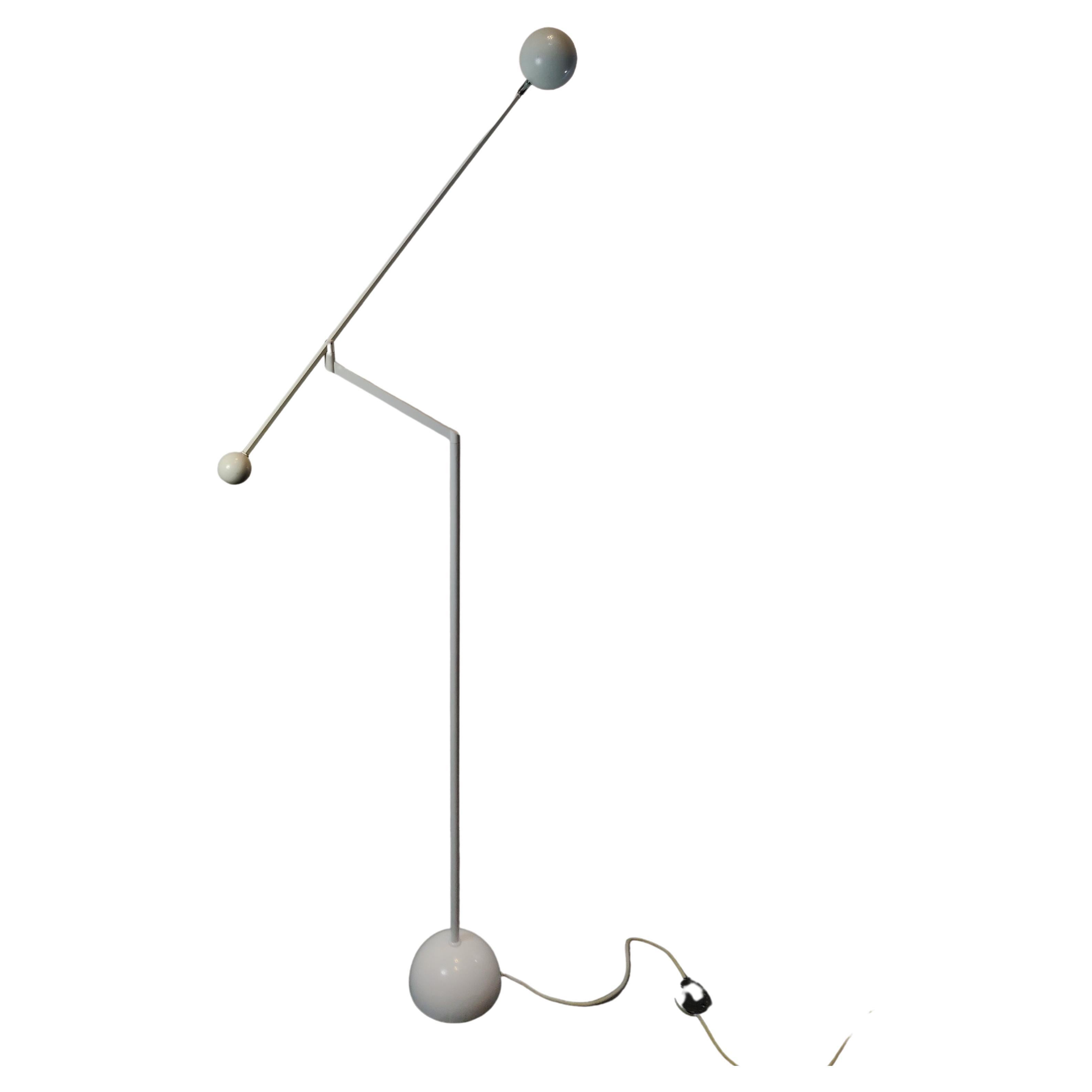 Counter balance floor lamp by Sölken leuchte, 1970s For Sale