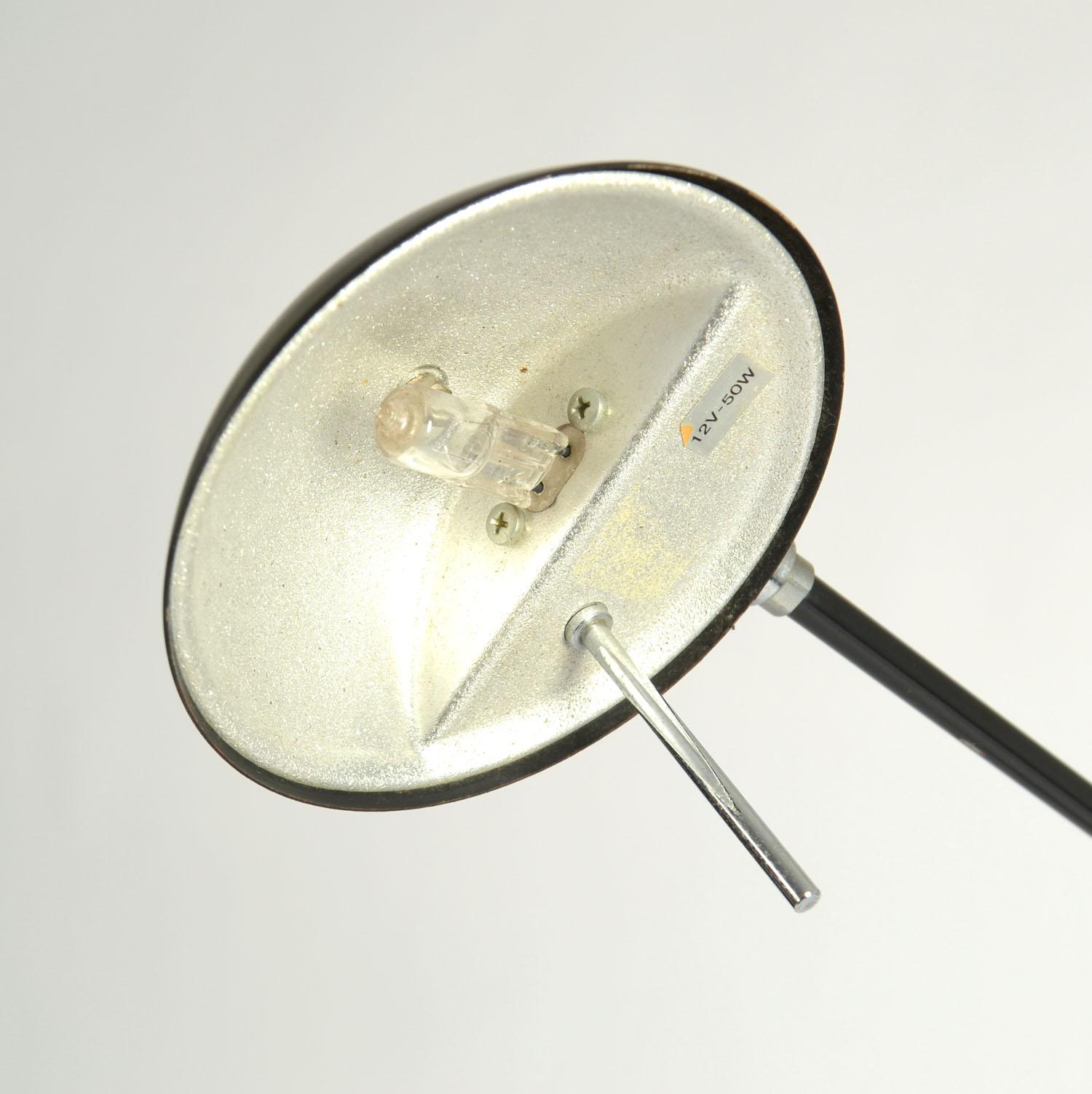 Lampadaire Counter Balance Minimaliste en noir 1970 Excellent état - En vente à London, GB