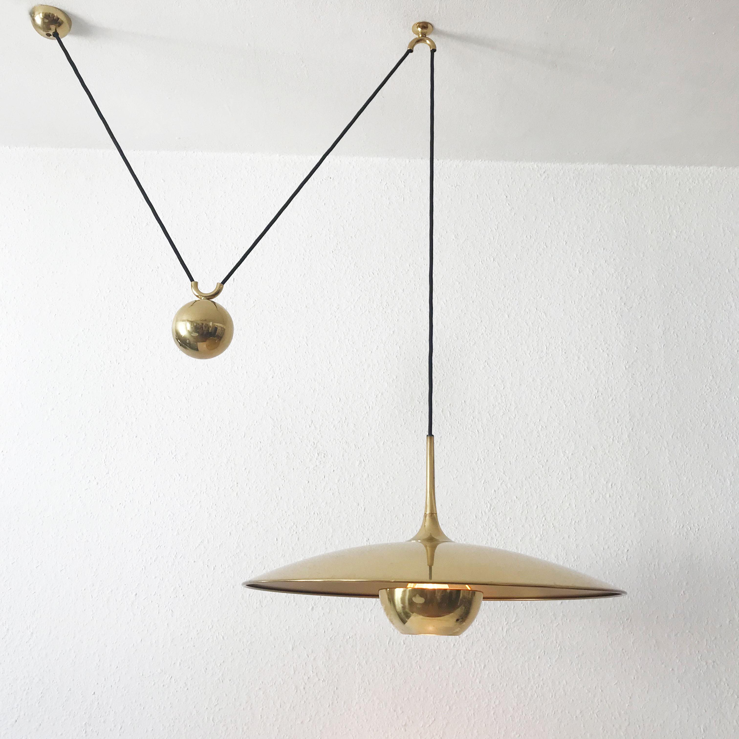 Counter Balance Pendant Lamp Onos 55 by Florian Schulz, 1980s, Germany 3