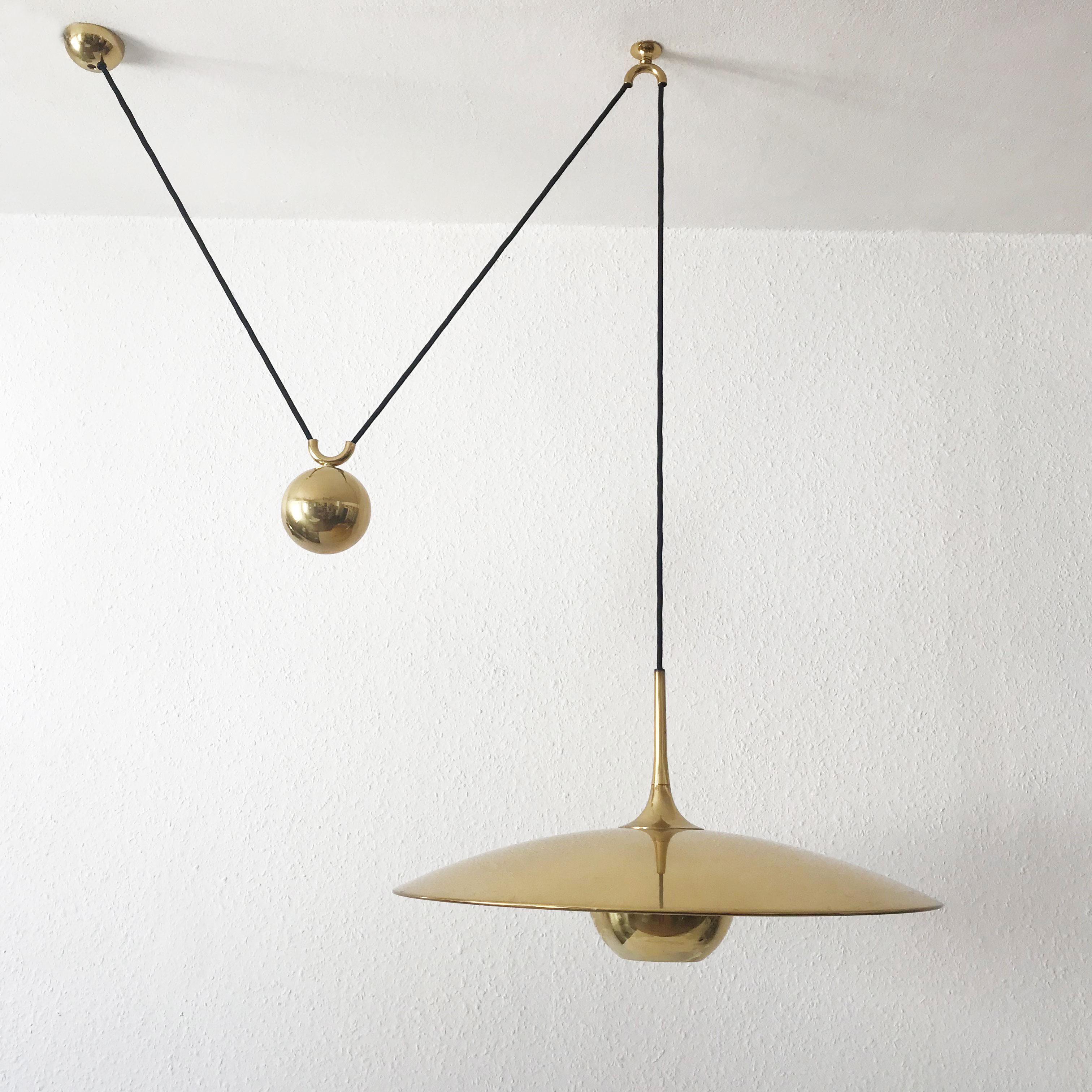 Counter Balance Pendant Lamp Onos 55 by Florian Schulz, 1980s, Germany 4