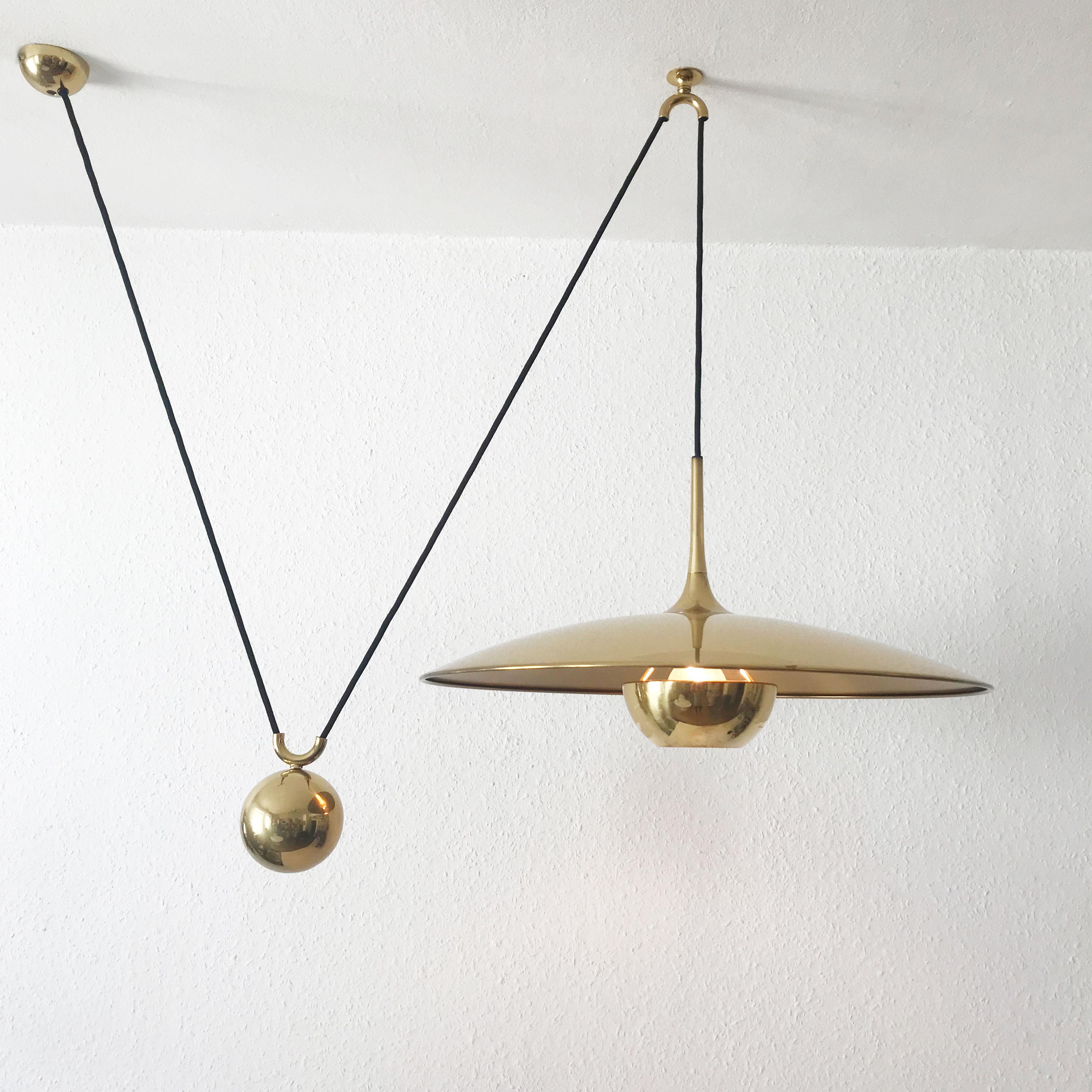 Counter Balance Pendant Lamp Onos 55 by Florian Schulz, 1980s, Germany 6