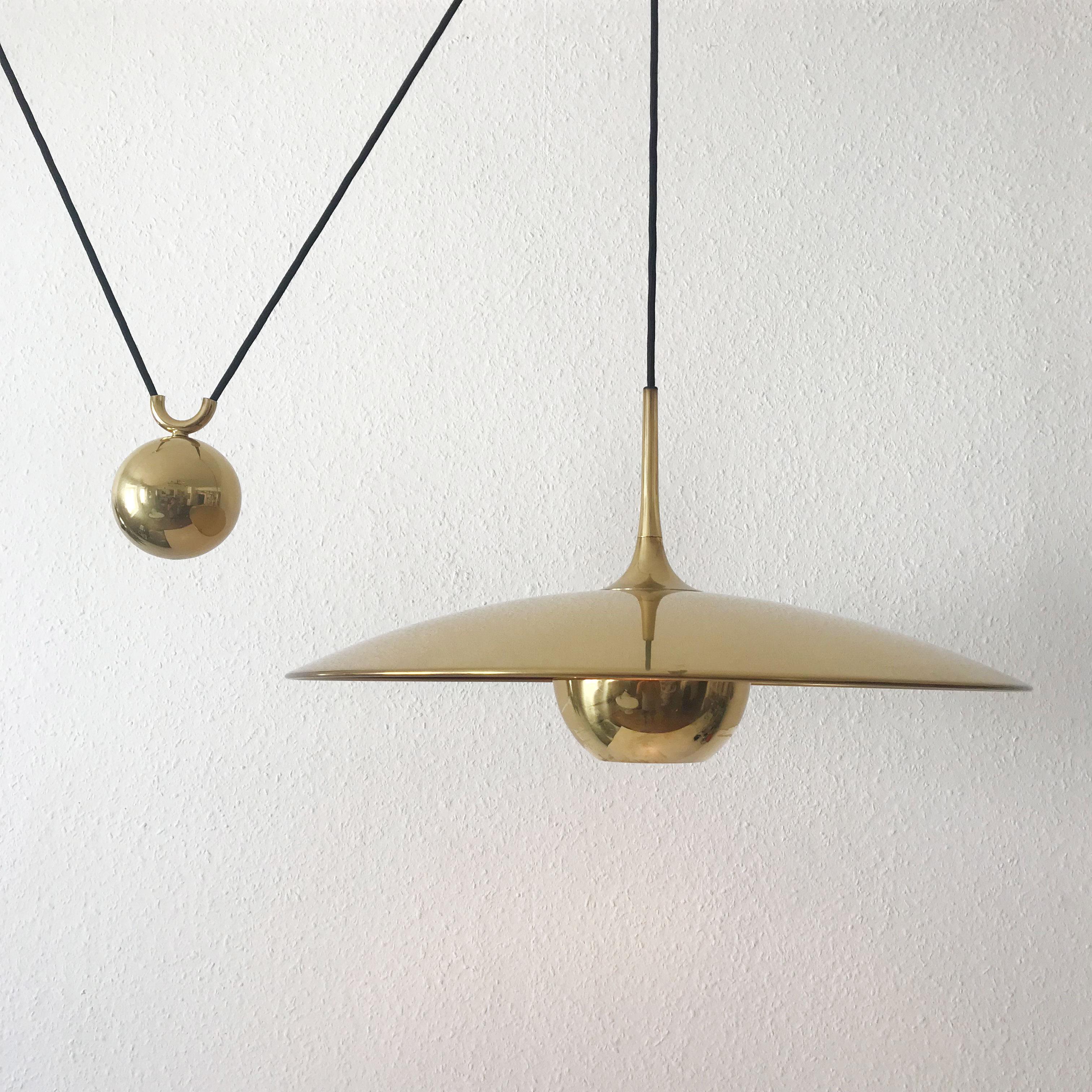 Counter Balance Pendant Lamp Onos 55 by Florian Schulz, 1980s, Germany 7