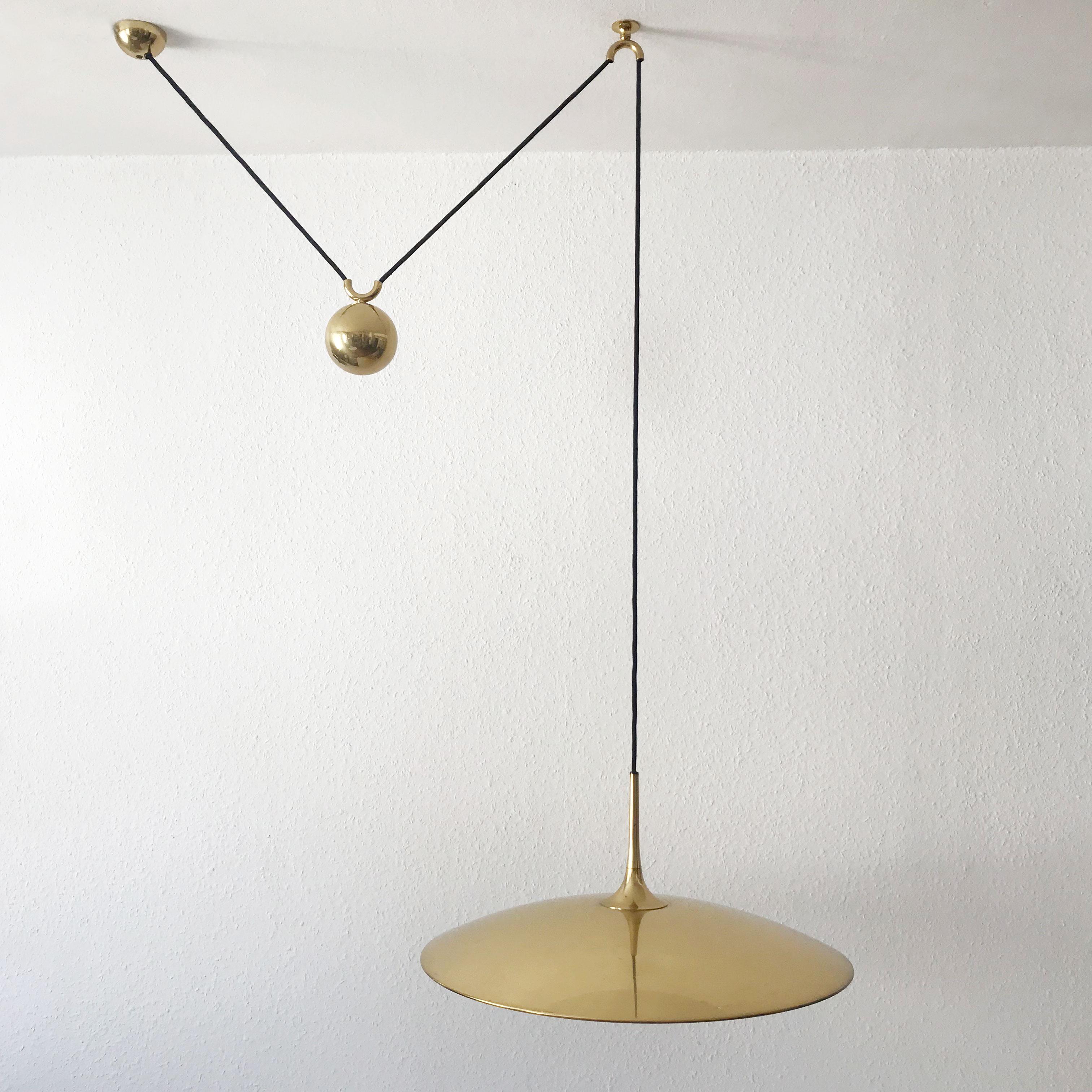 Counter Balance Pendant Lamp Onos 55 by Florian Schulz, 1980s, Germany 11