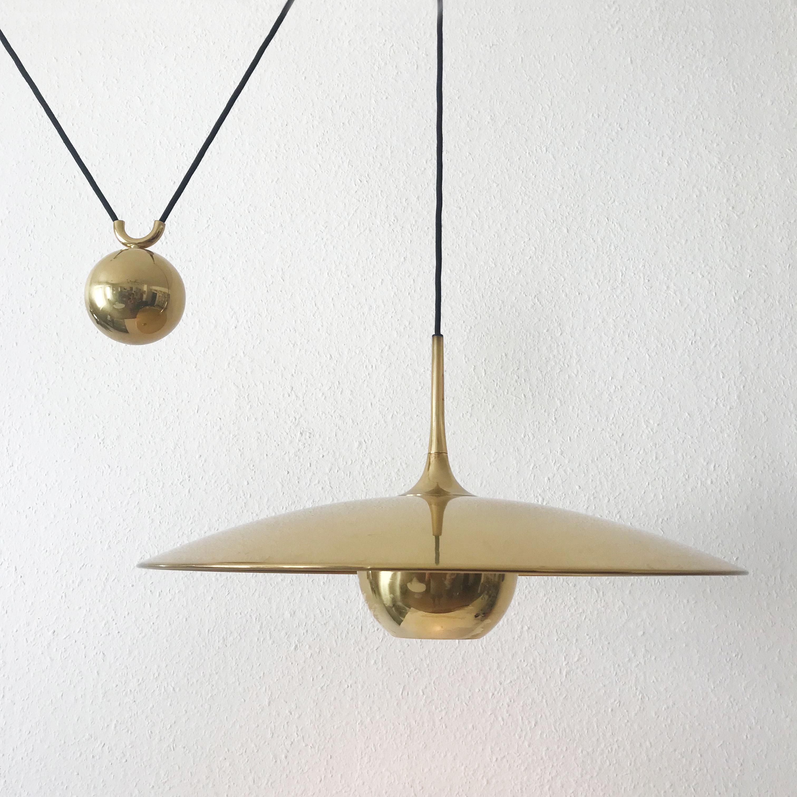 Counter Balance Pendant Lamp Onos 55 by Florian Schulz, 1980s, Germany 2