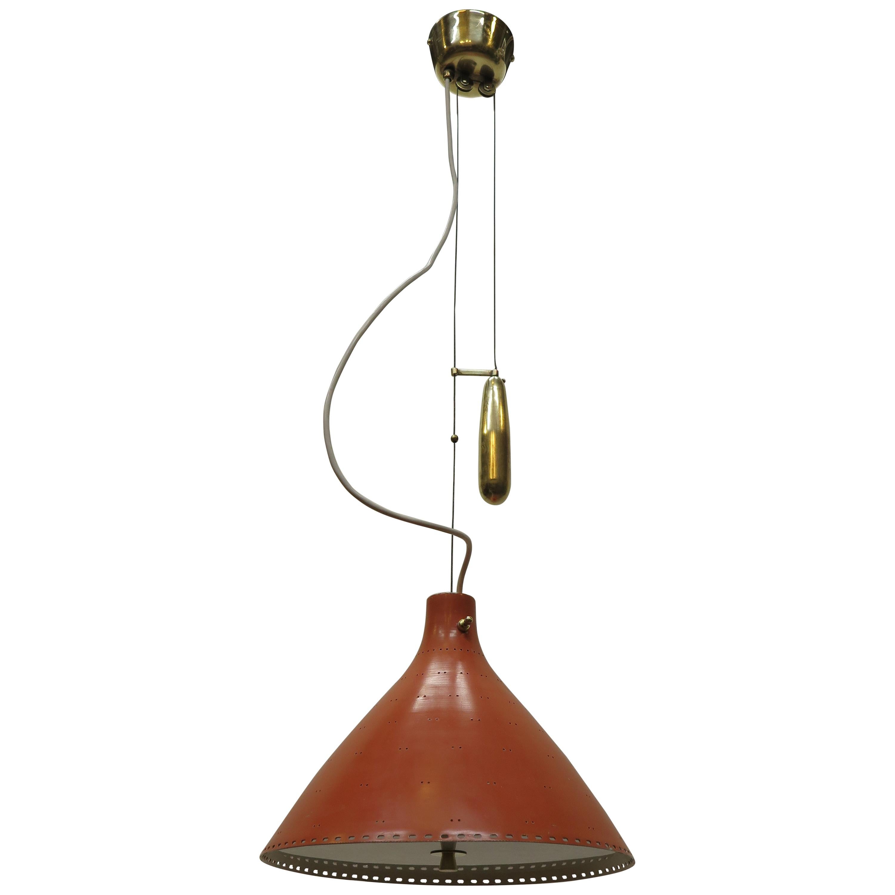 Counter Balance Pendant Lamp Paavo Tynell For Sale