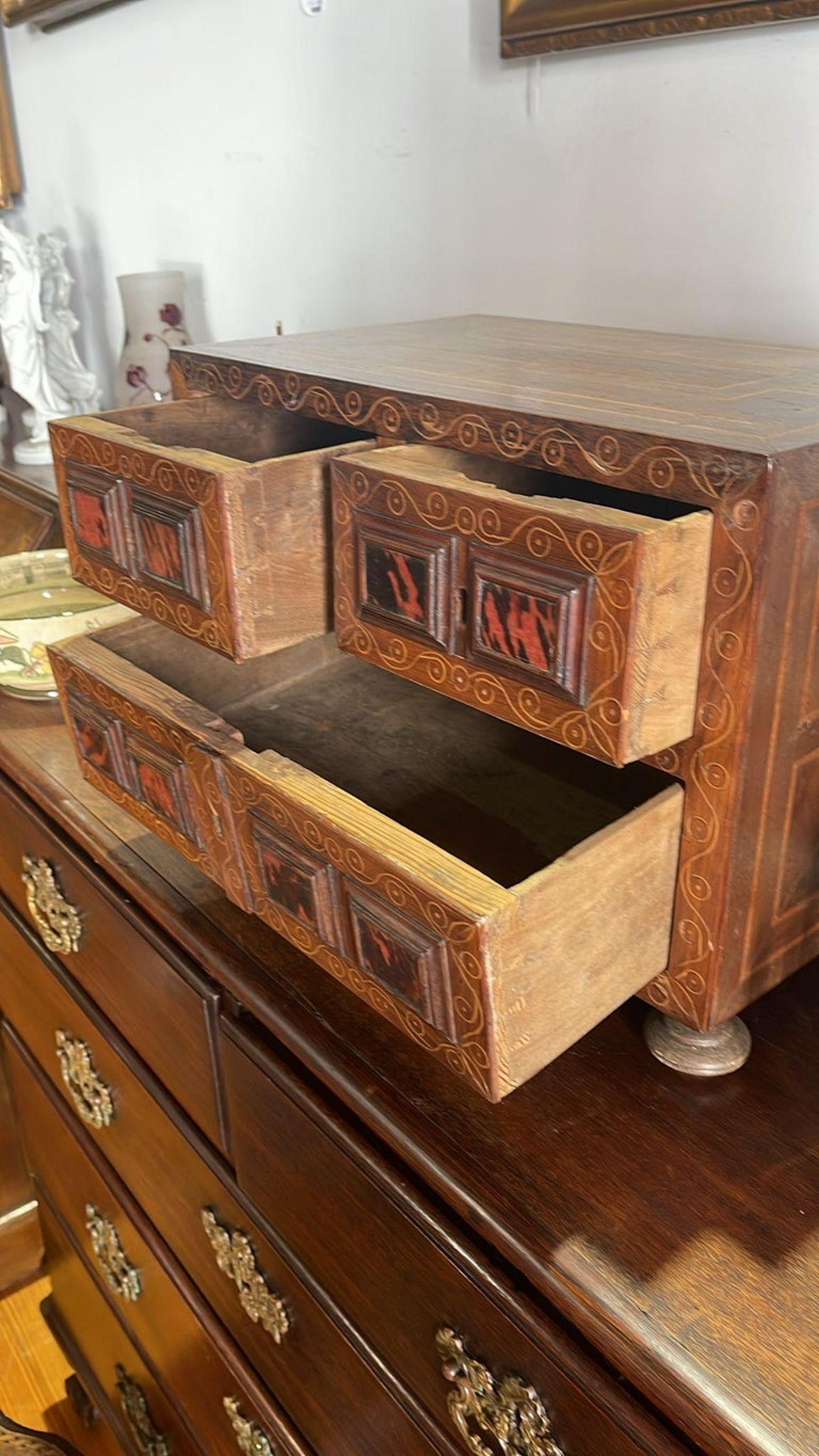 18th Century and Earlier COUNTER CASH  17th Century Flemish For Sale
