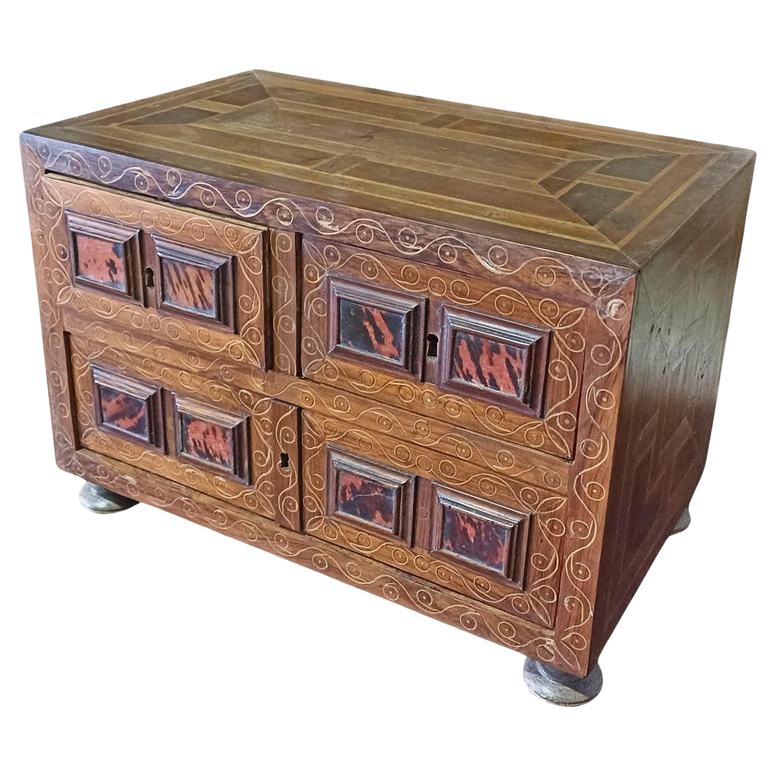 CAJA DE MOSTRADOR  Siglo XVII Flamenco