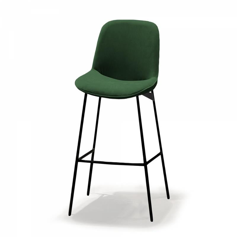 Silla de Mostrador Chiado con Metal Lacado y Tapizado Nuevo Moderno de mediados de siglo en venta