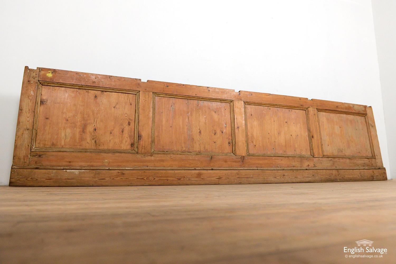 Pine Counter Front, 19th Century For Sale