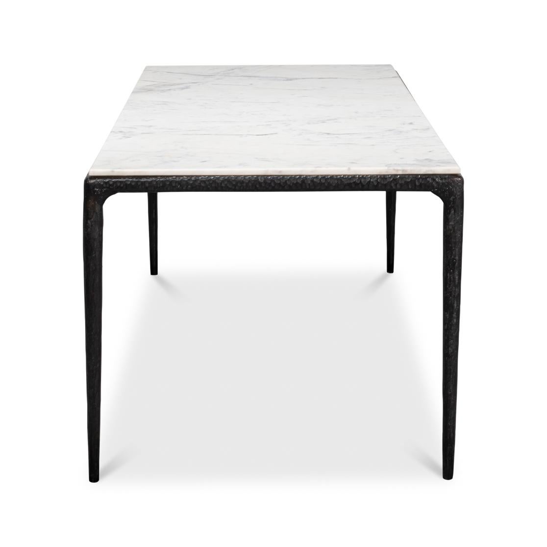 Counter Height Marble Dining Table 1